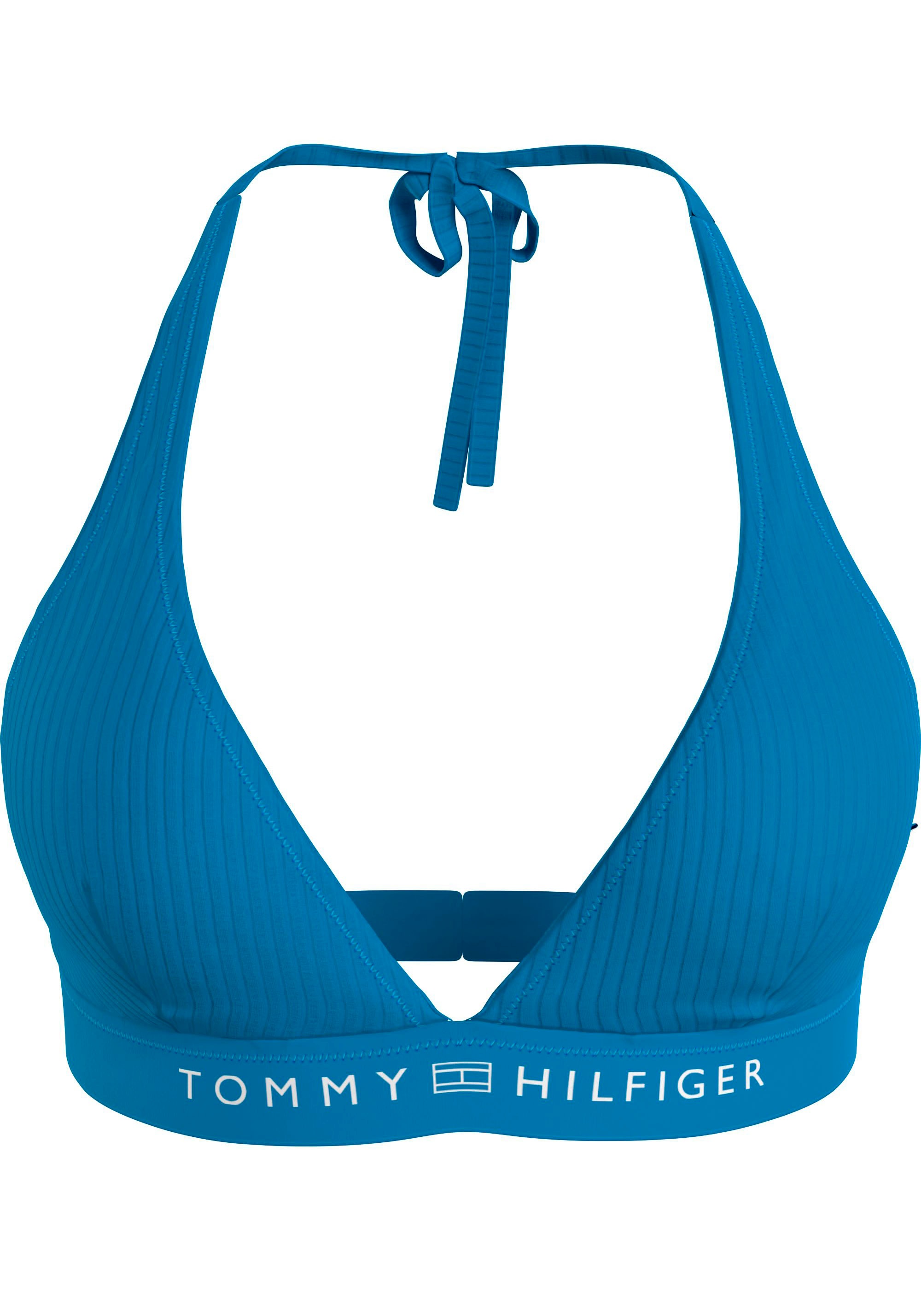 Tommy Hilfiger Swimwear Triangel Bikini Top Th Halter Triangle Rp Ext