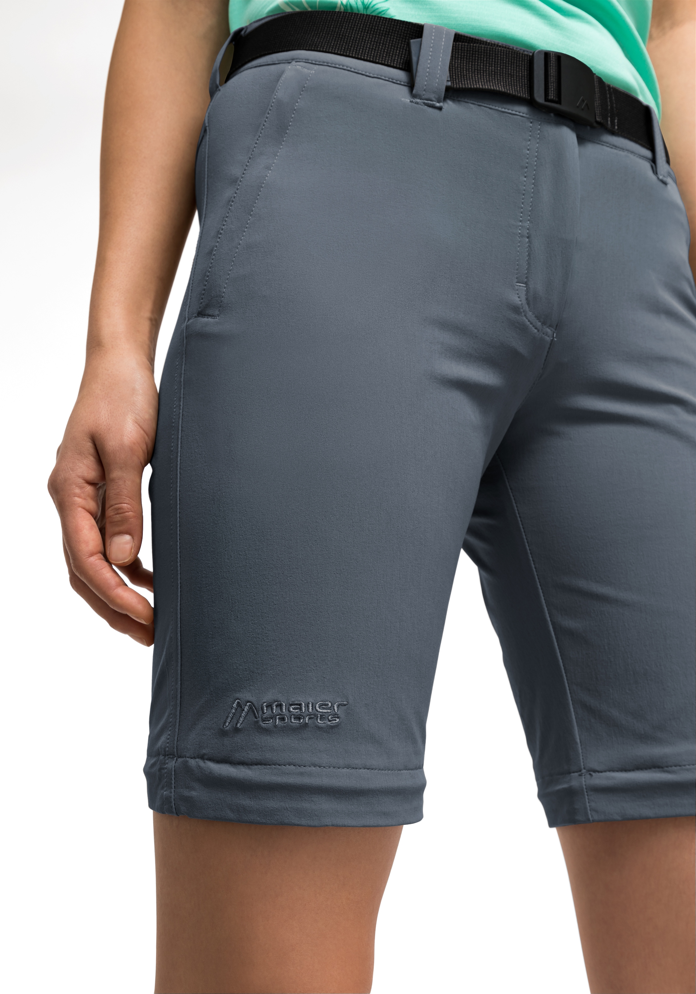 Maier Sports Funktionshose »Nata 2«, Damen Wanderhose, zipp-off Outdoor-Hose, 3 Taschen, Regular Fit