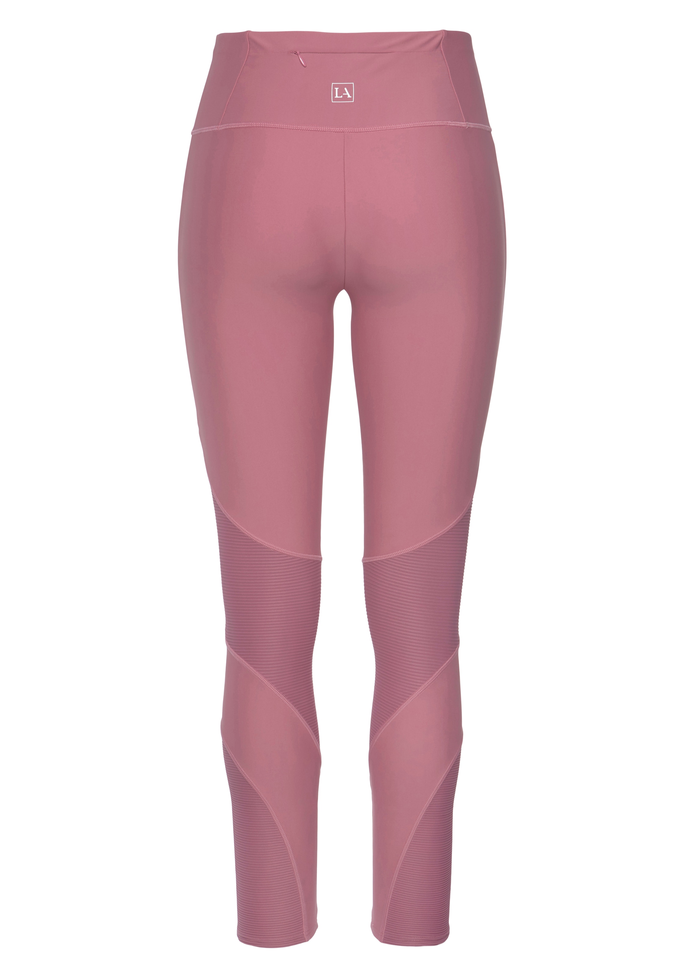 LASCANA ACTIVE Leggings, mit Ripp-Details