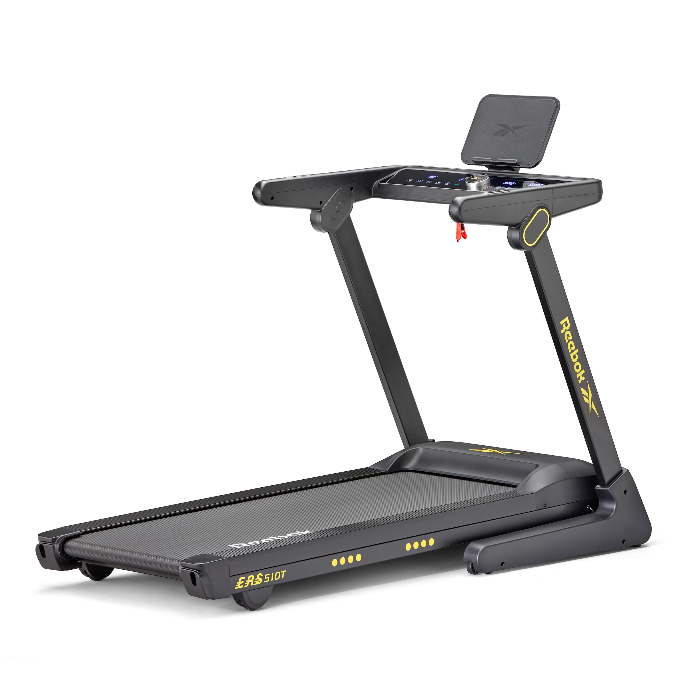 Reebok Laufband »Reebok ERS 510T Laufband – klappbar, 18 km/h« Suspension-Dämpfung, Soft-Drop-Klappsystem, 90% vormontiert
