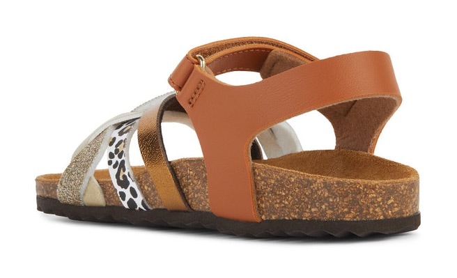 Geox Sandale »J ADRIEL GIRL B«, Sommerschuh, Klettschuh, Sandalette, mit Klettverschluss