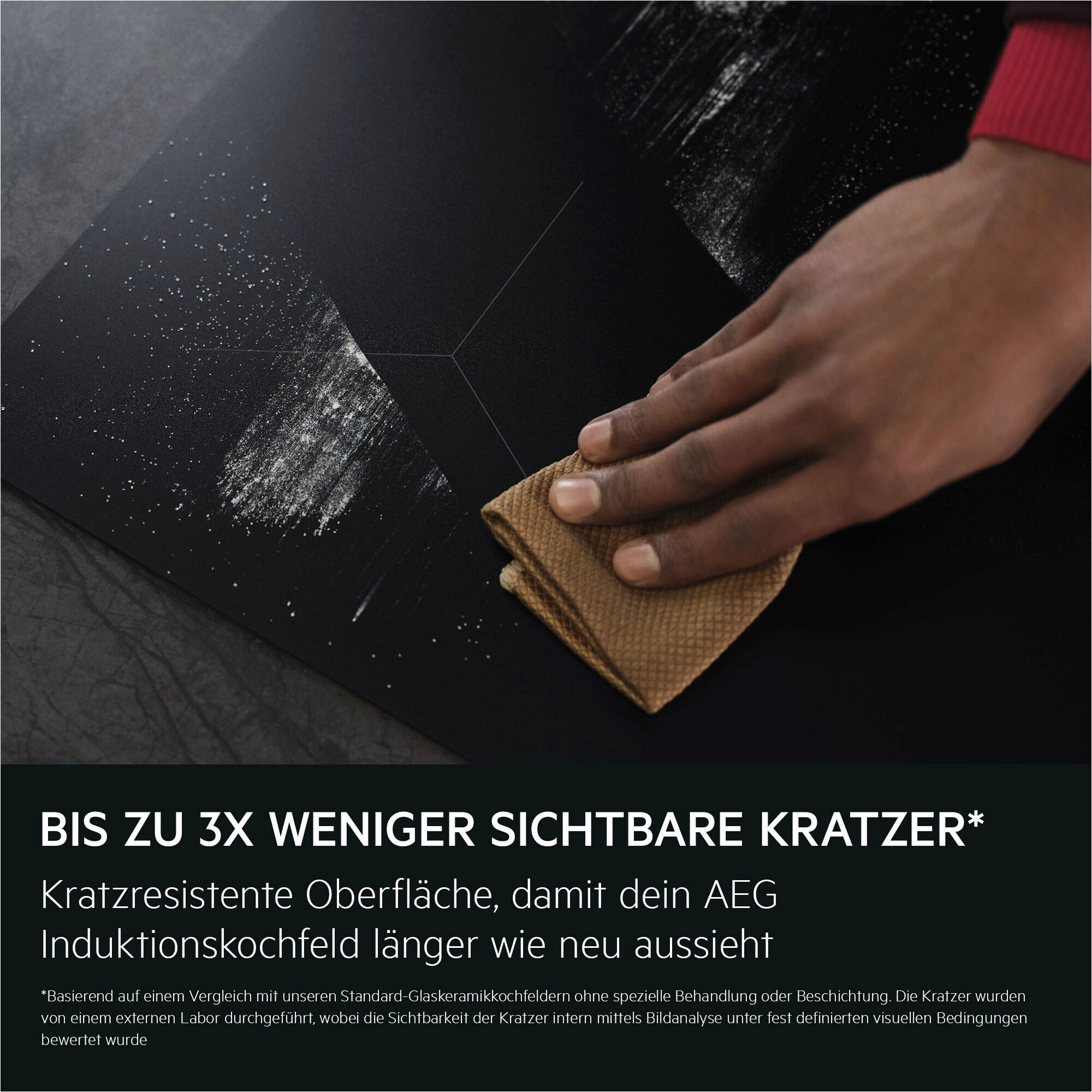 AEG Induktions-Kochfeld »TO841A0FIT« Bis zu 3x weniger sichtbare Kratzer – Made in Germany