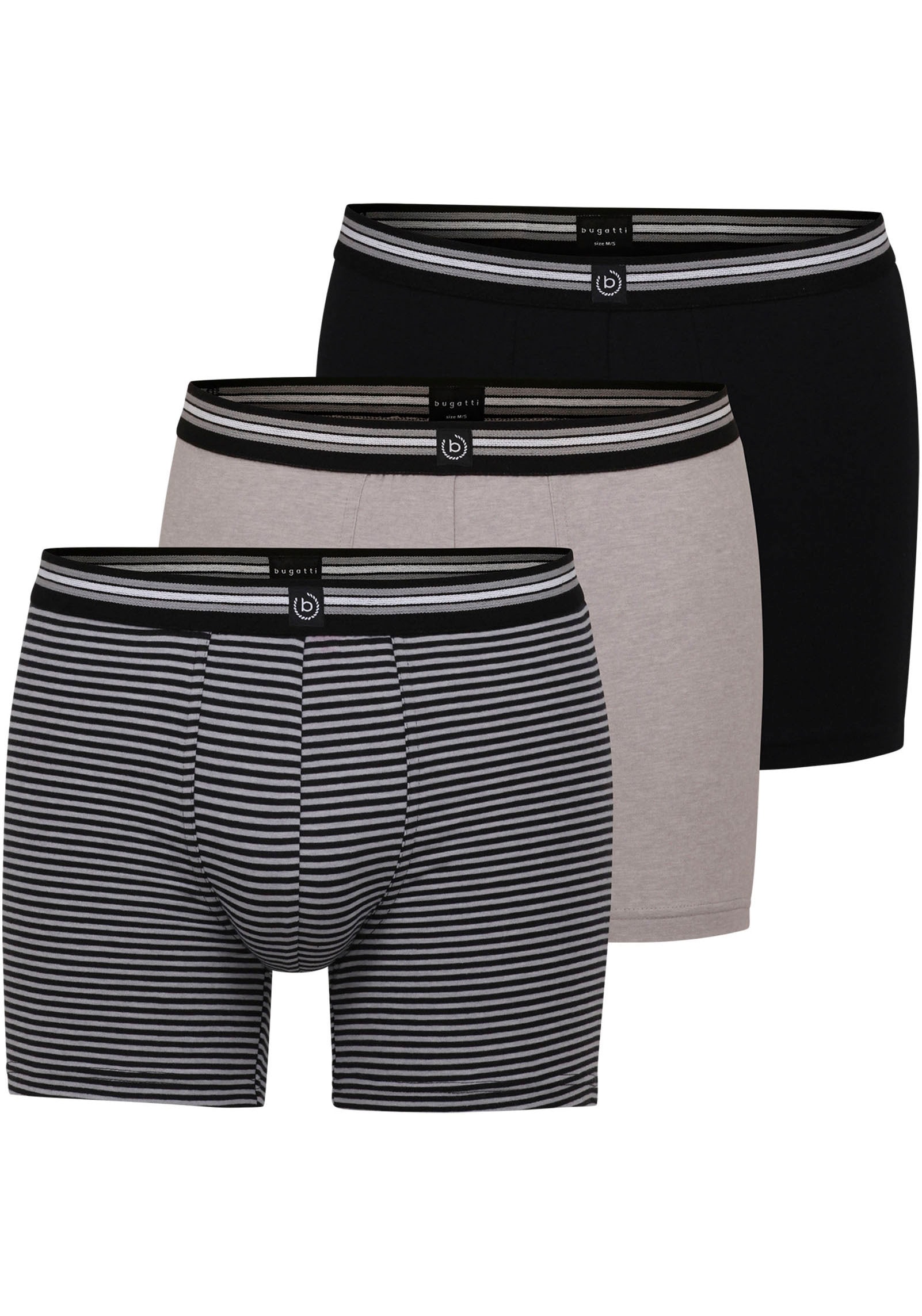 Boxershorts »Prag«, (3 St., -), mit angenehmen Tragekomfort