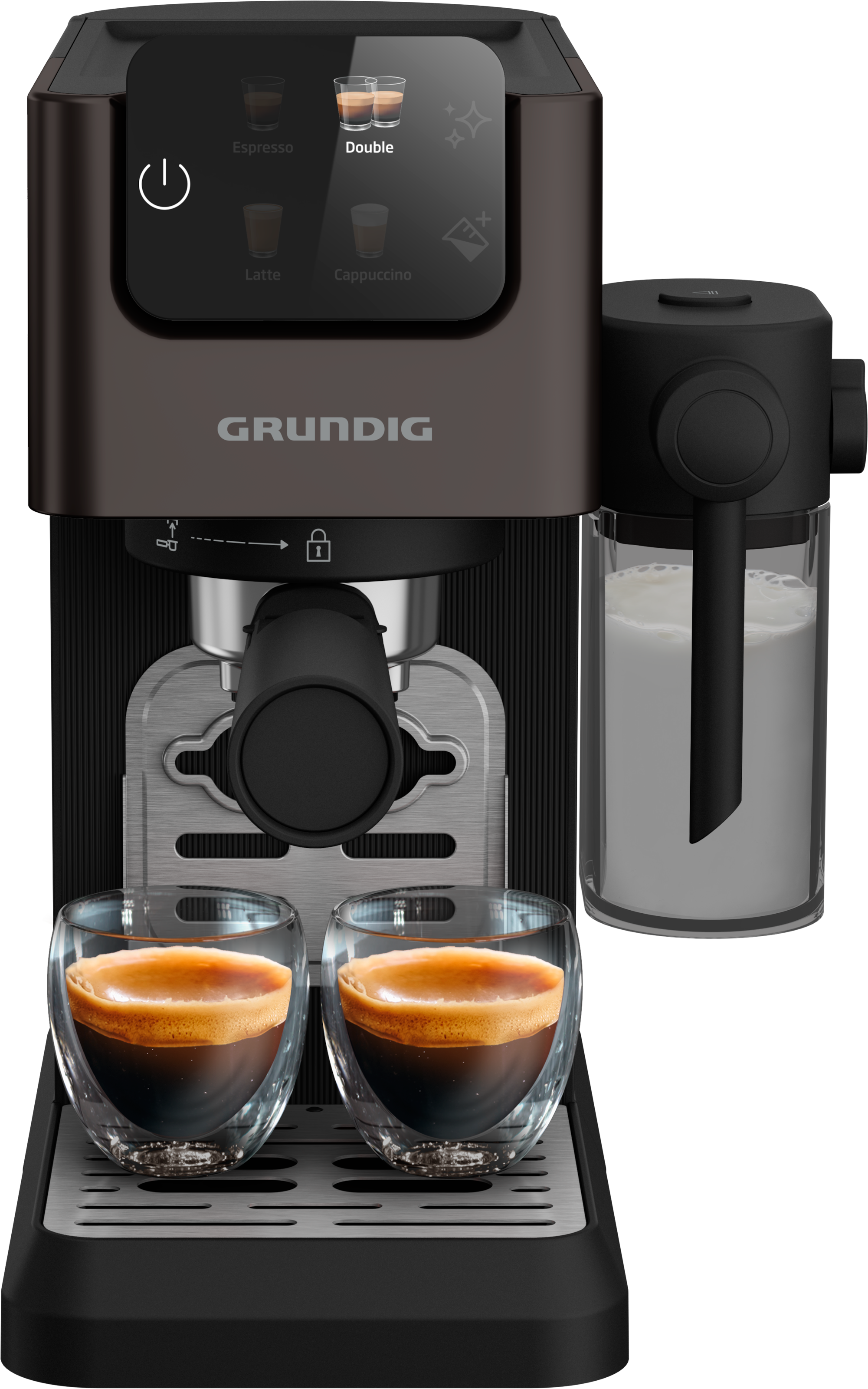 Grundig Espressomaschine »KSM 5330«, mit integriertem Milchbehälter