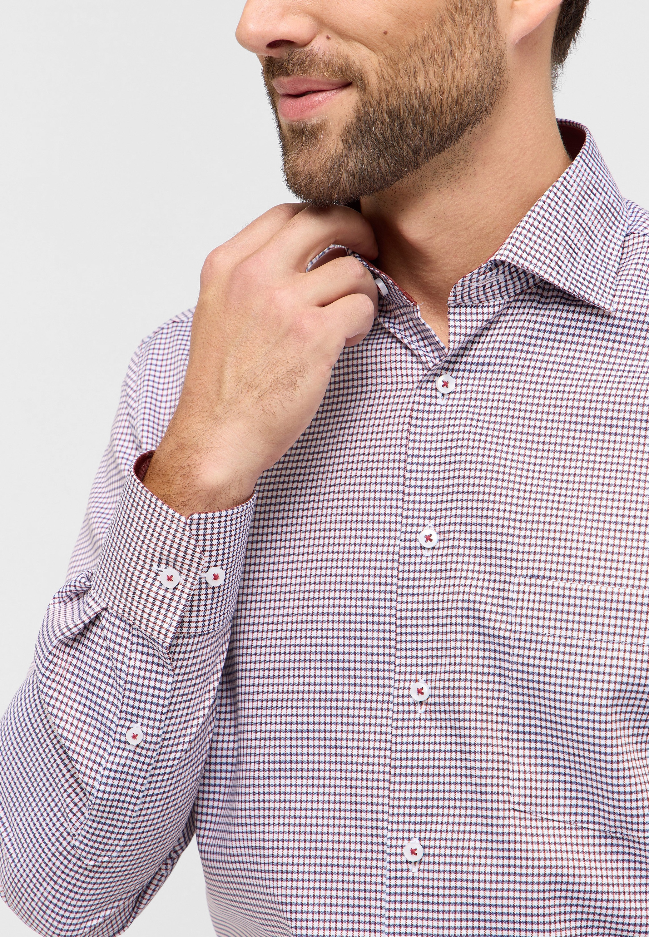 Eterna Langarmhemd »MODERN FIT«, NON IRON (bügelfrei)