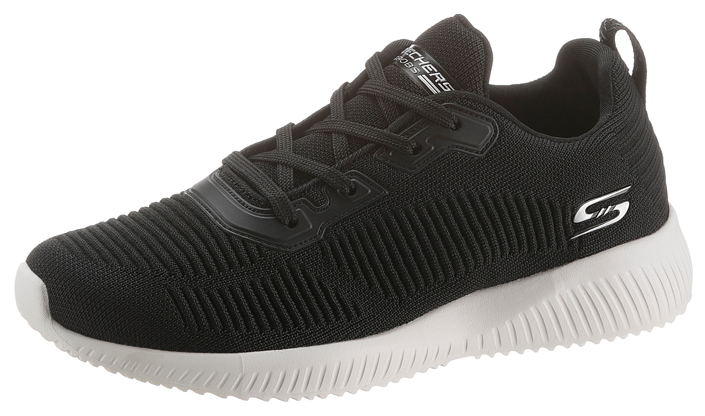 Skechers Sneaker »Bobs Squad - Tough Talk«, mit Skech-Knit, Freizeitschuh, Halbschuh, Schnürschuh