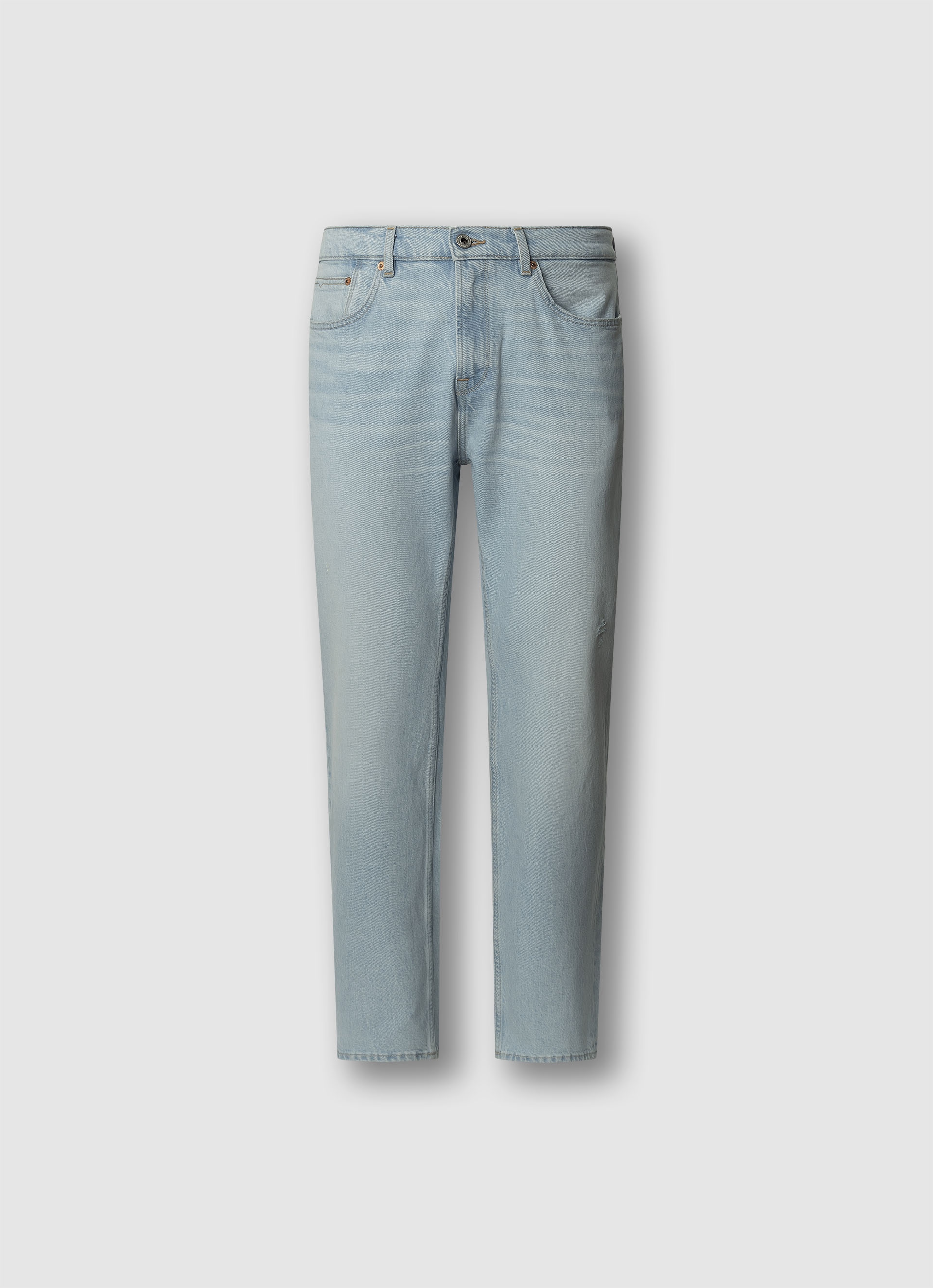 Pepe Jeans Straight-Jeans »BYRON FS POWDERED BLUE« Regular Waist
