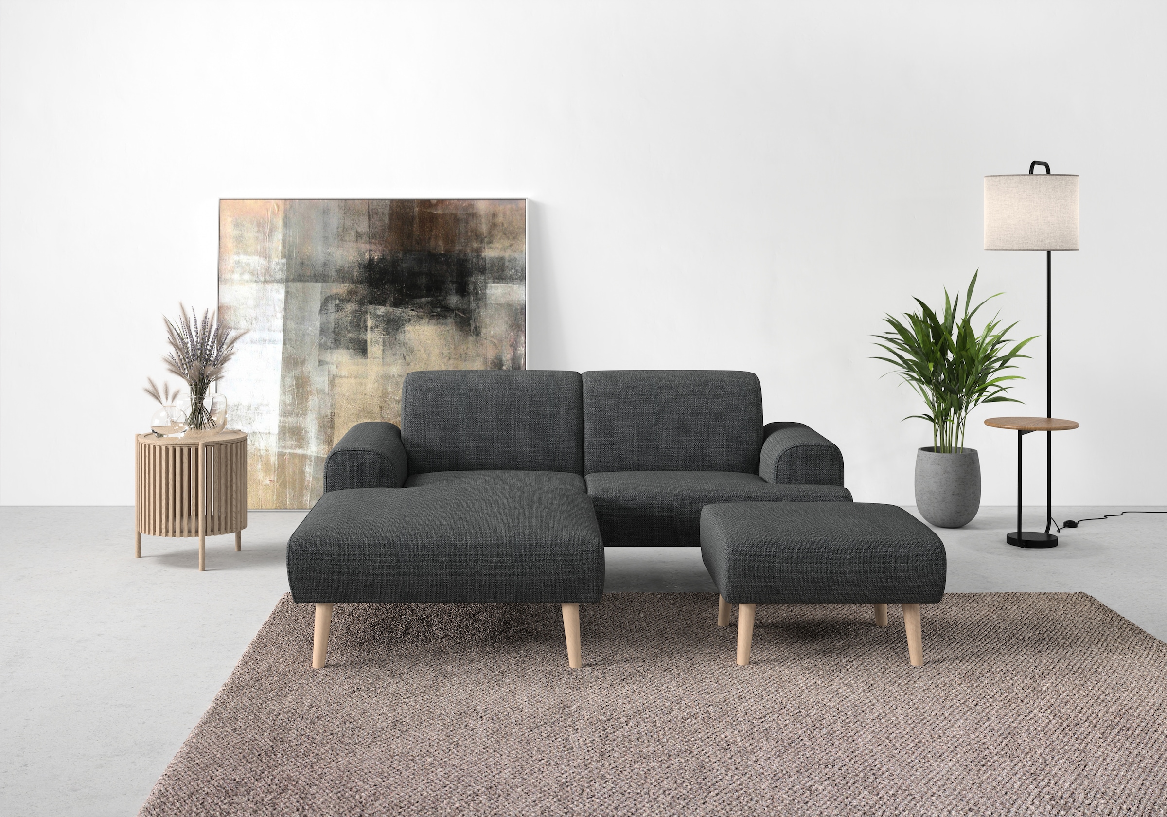 andas Ecksofa »Swift L-Form«, Federkern-Polsterung, B/T/H: 192/83/176 cm