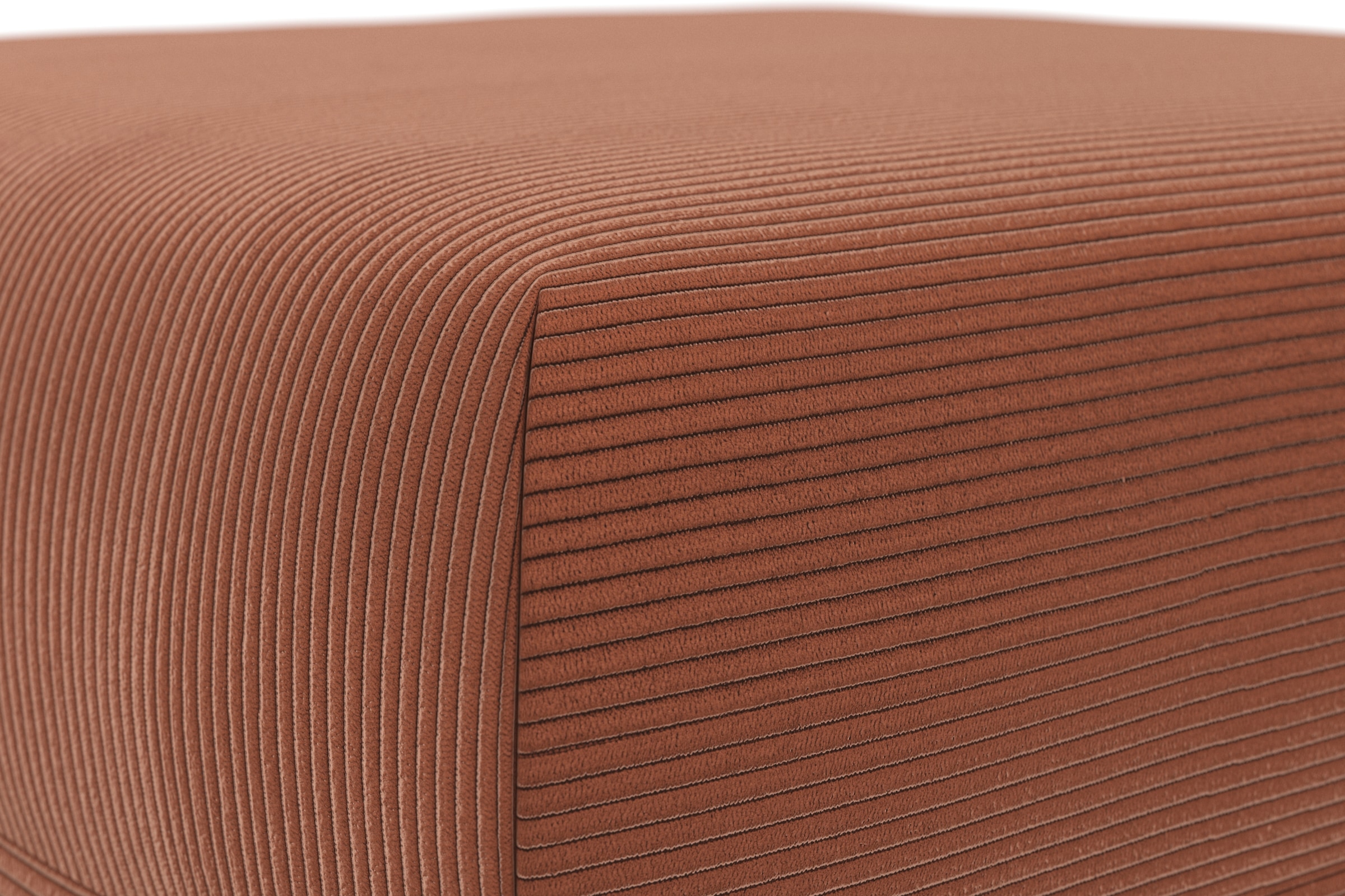 INOSIGN Hocker »Coco«, Cord-Bezug in 2 Ausführungen, Füßen 15 cm hoch