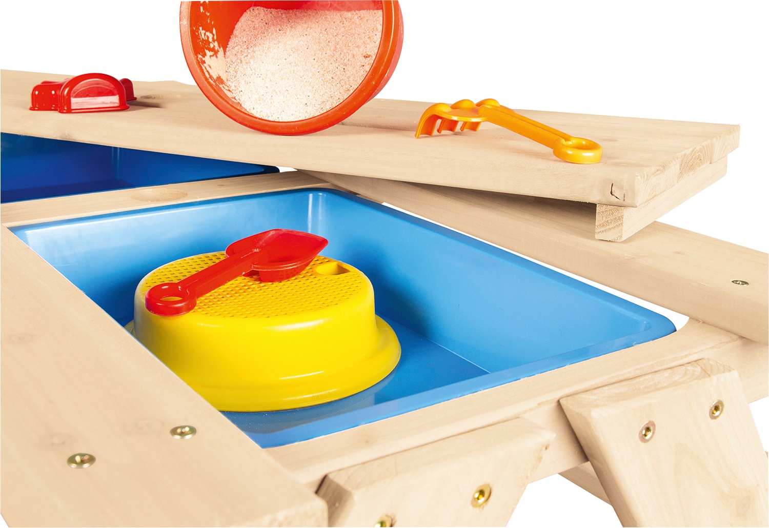Pinolino® Wasserspieltisch »Matsch-Nicki« BxLxH: 88x88x52 cm