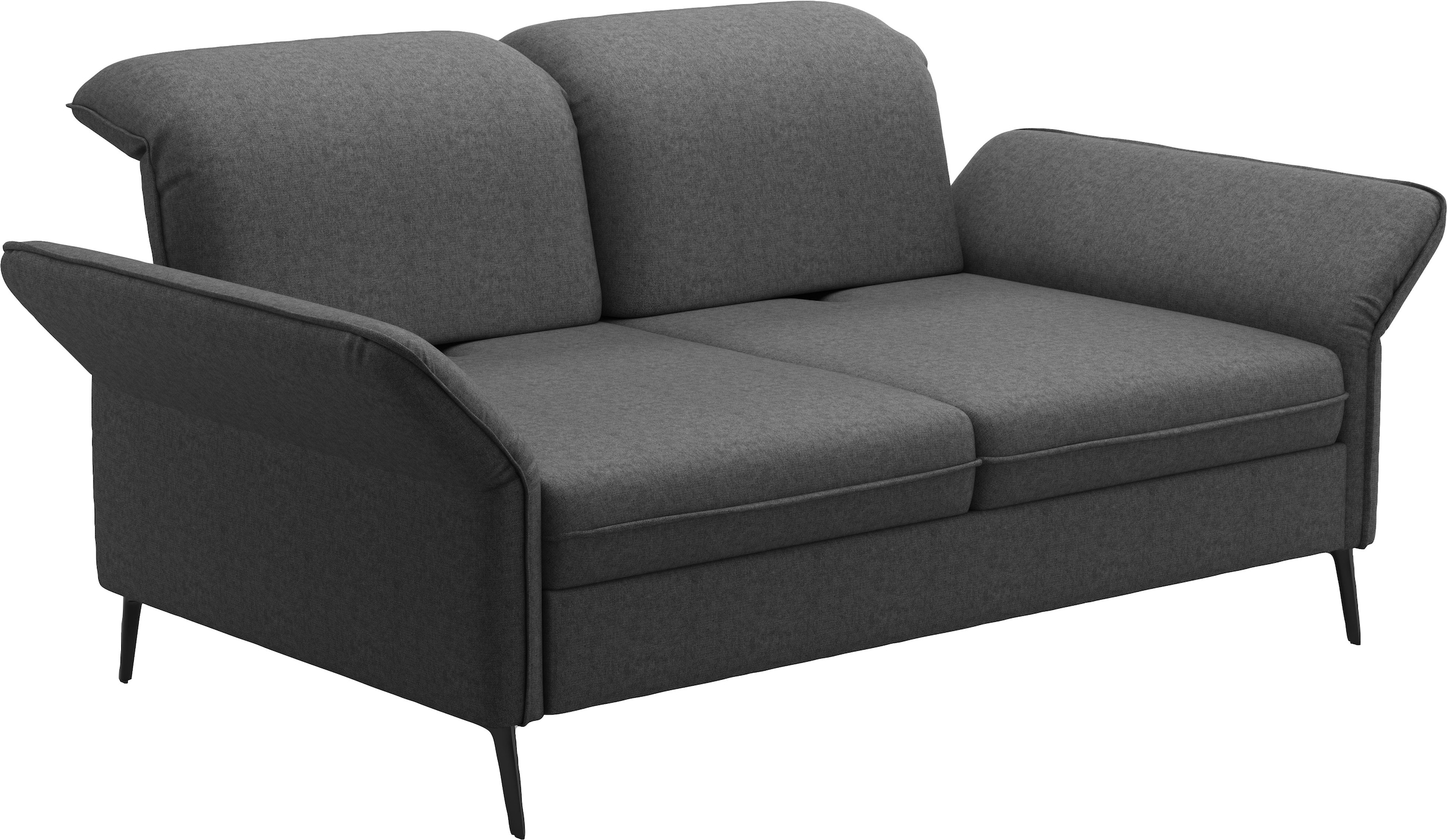 sit&more 3-Sitzer »Emely, inkl. Sitztiefenverstellung« wahlweise mit Bettfunktion, Kopf- & Armteilverstellung