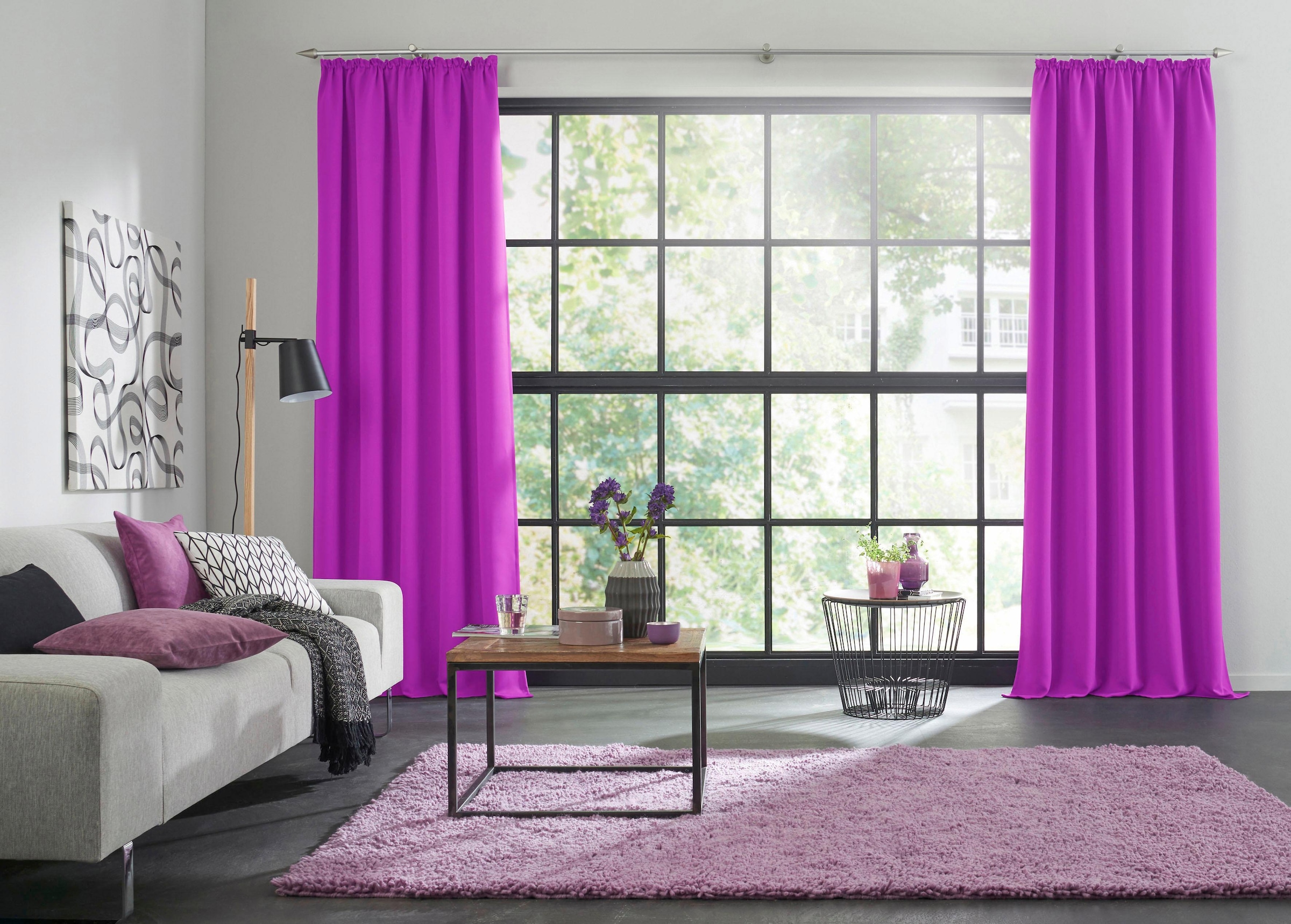 Wirth Vorhang »Dim out« Kräuselband 1 Stk. tlg.