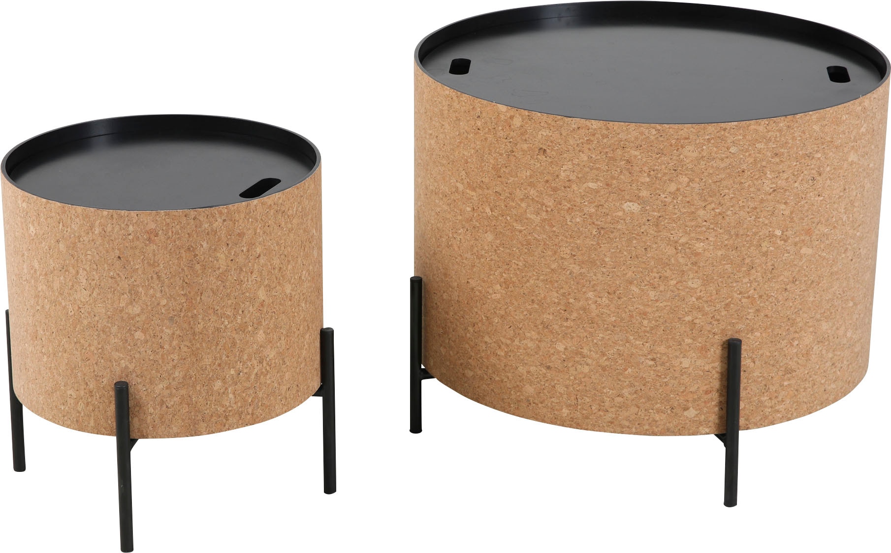 Home affaire Couchtisch, (Set, 2 St.), mit Stauraum im Inneren