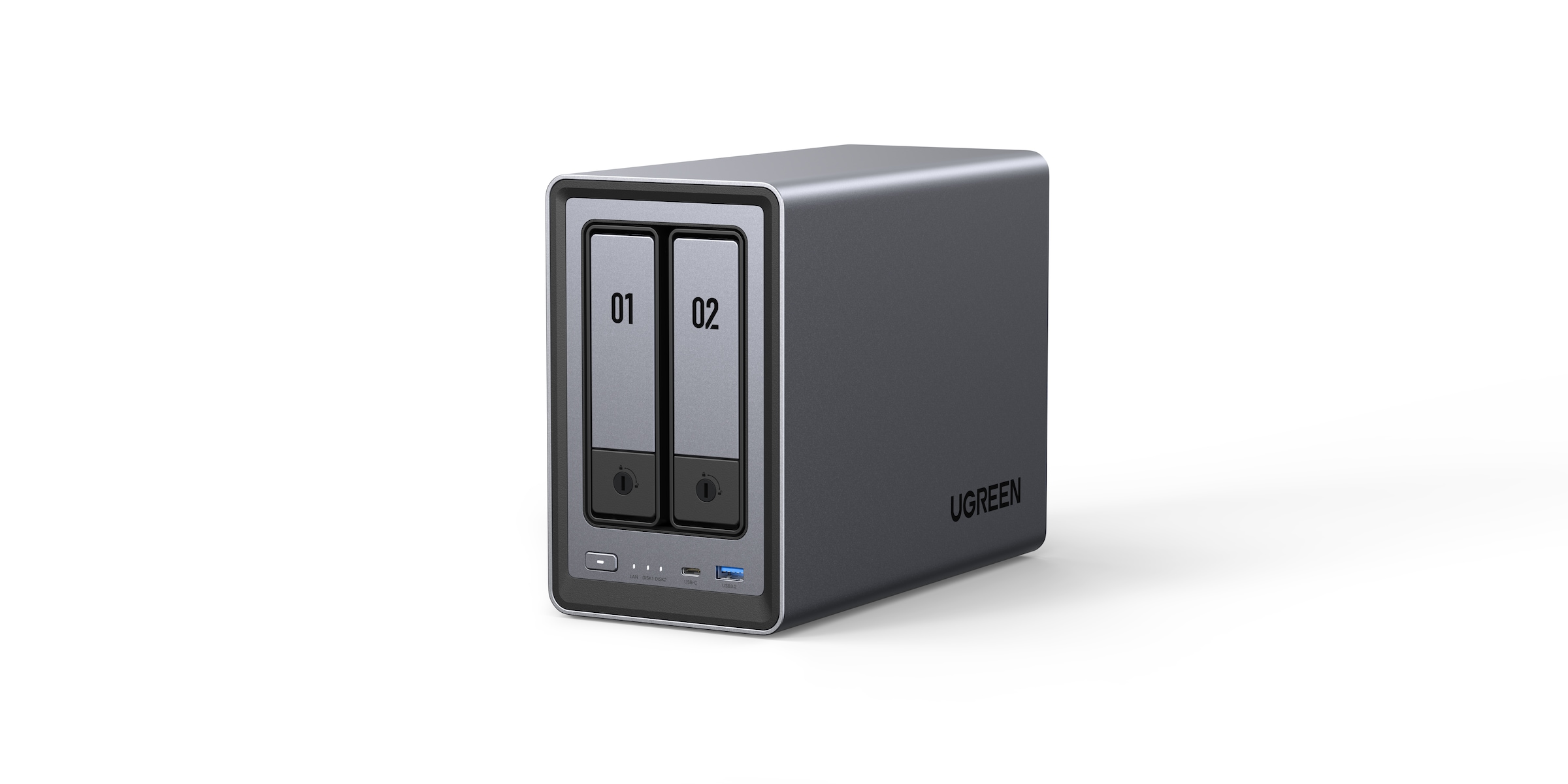 UGREEN NAS-Server »DXP2800 2-Bay-NAS (Diskless)«