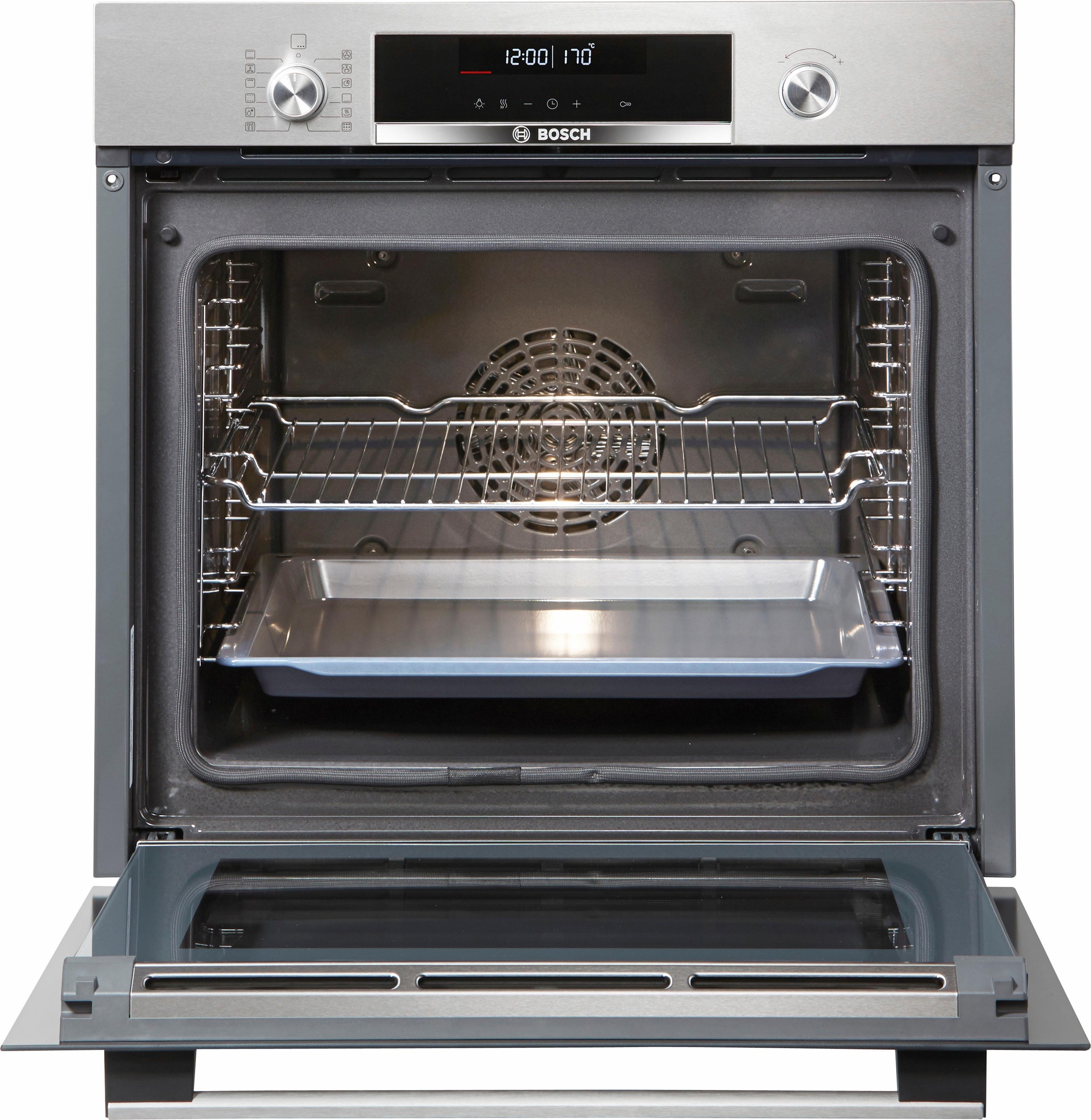 BOSCH Pyrolyse Backofen Serie 6 »HBA578BS0«, mit Teleskopauszug nachrüstbar, Pyrolyse-Selbstreinigung