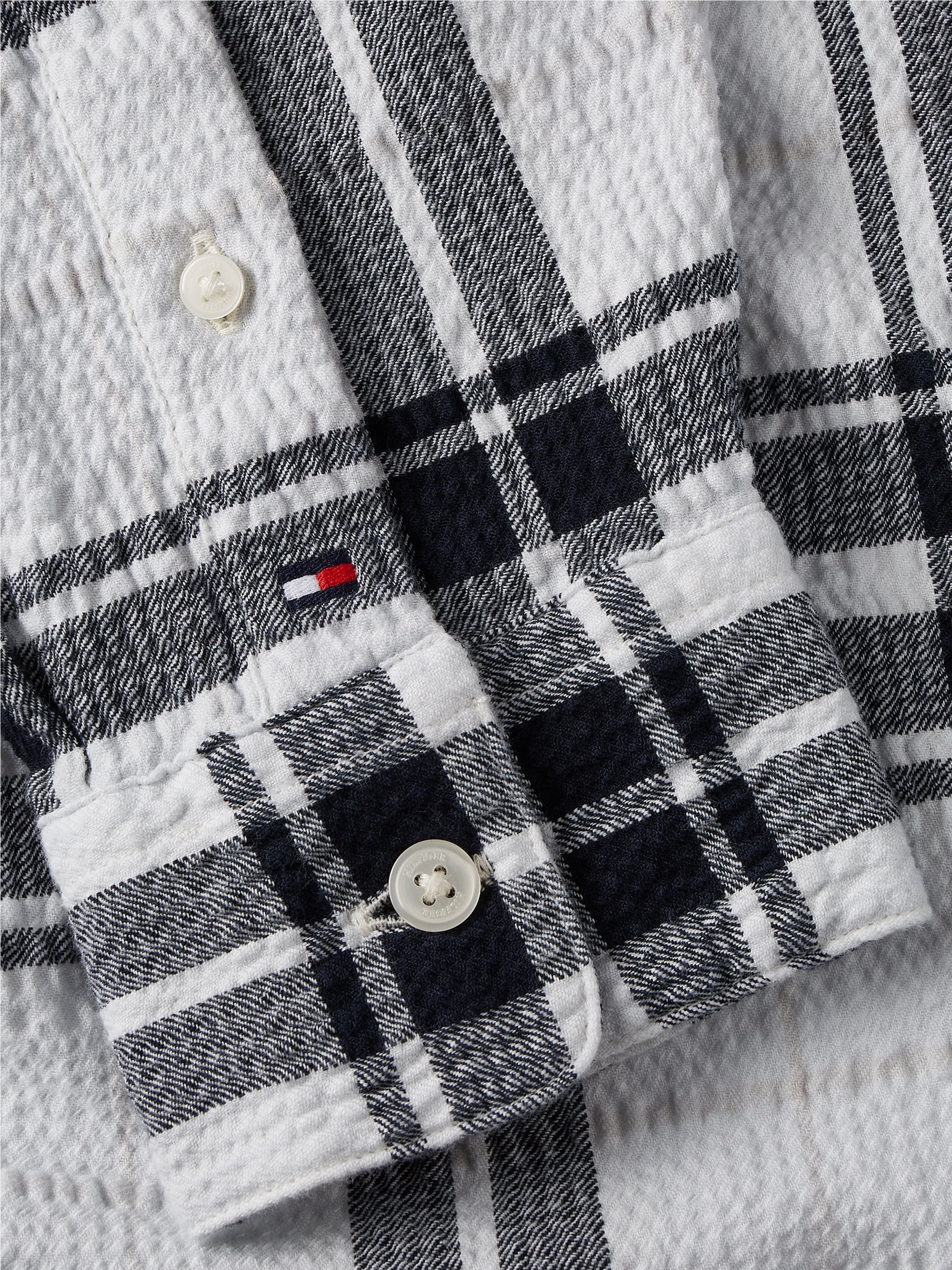 Tommy Hilfiger Langarmhemd »TONAL TARTAN SHIRT«