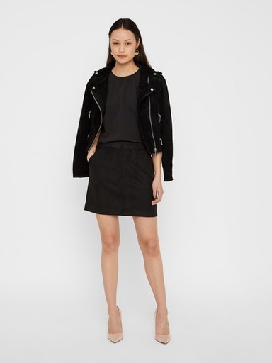 Vero Moda Lederimitatrock »VMDONNADINA FAUXSUEDE SHORT SKIRT«