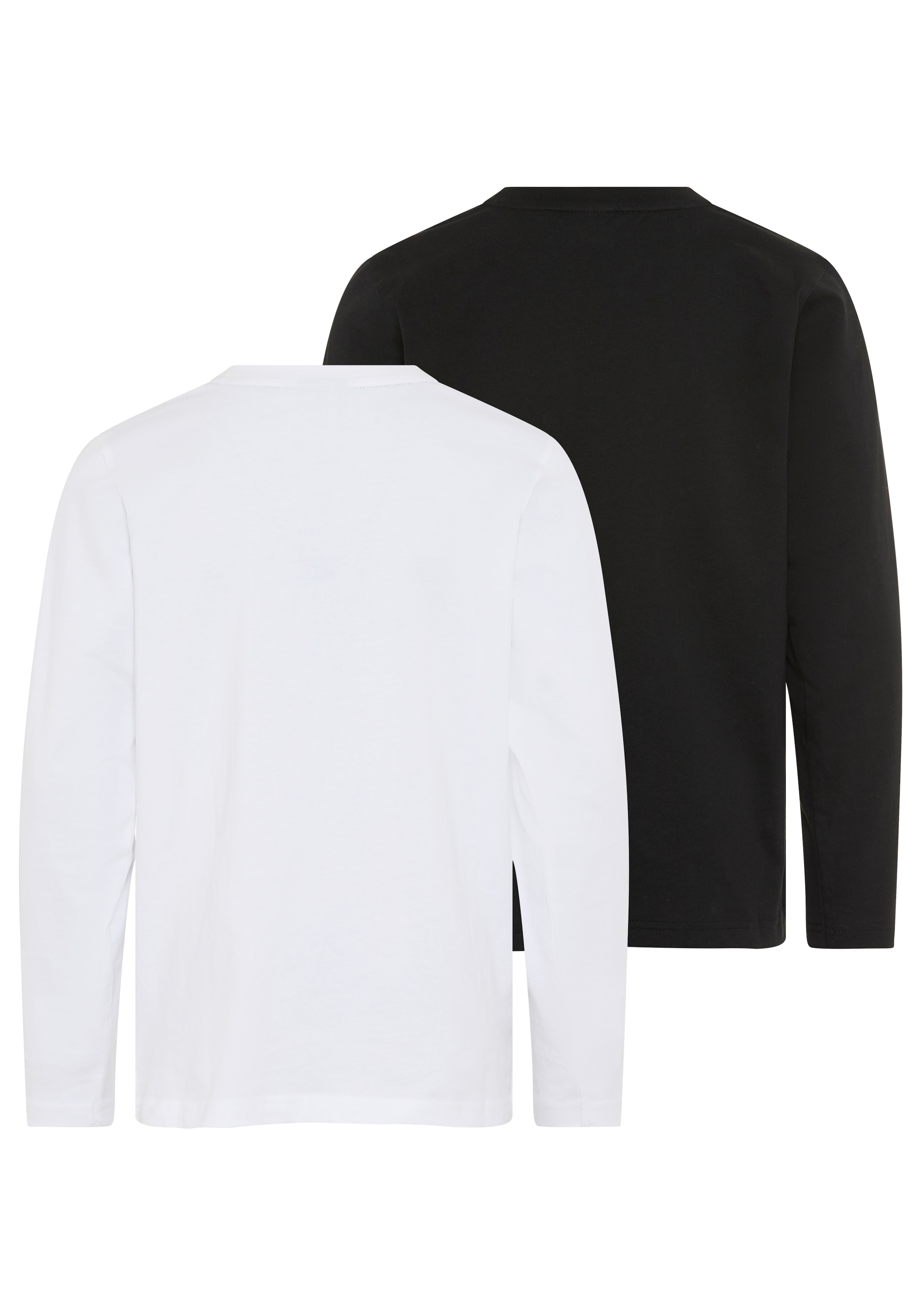 H.I.S Langarmshirt »2er Pack Shirts mit Logoprint für Jungen« Packung, 2, 2 tlg. Für TEENS. 2er Pack Shirts