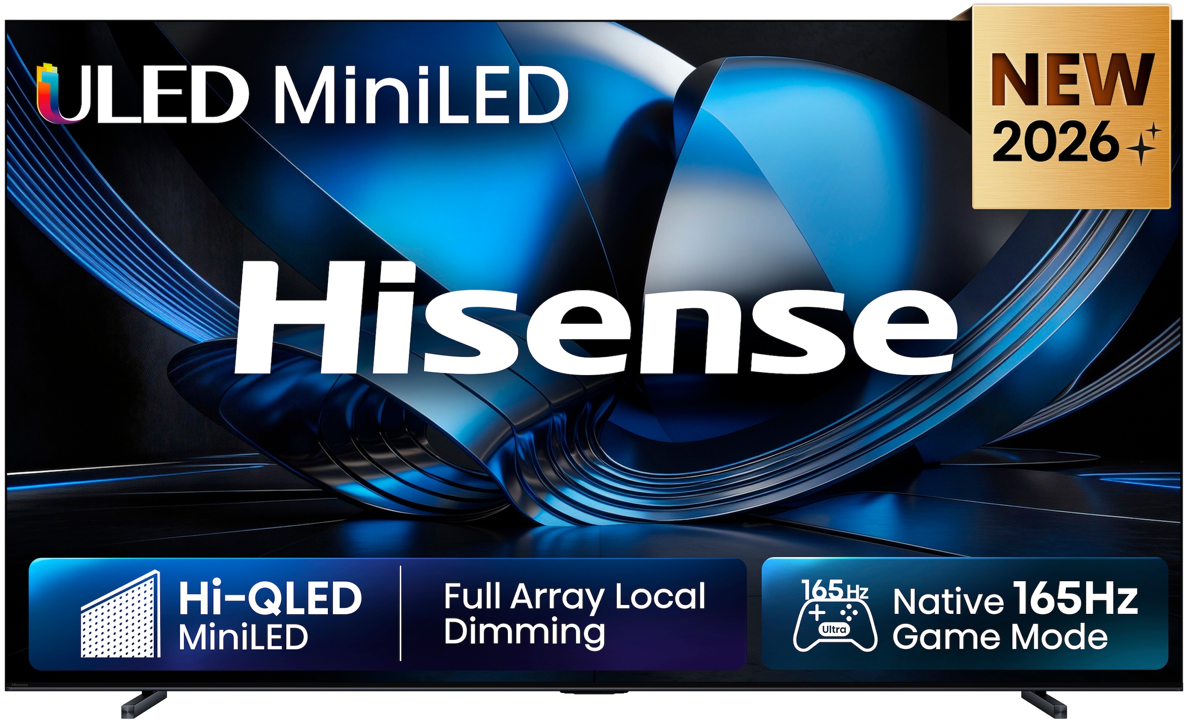 Hisense 100U7DSE 2.54 m (100") 4K Ultra HD Smart TV Wi-Fi Black
