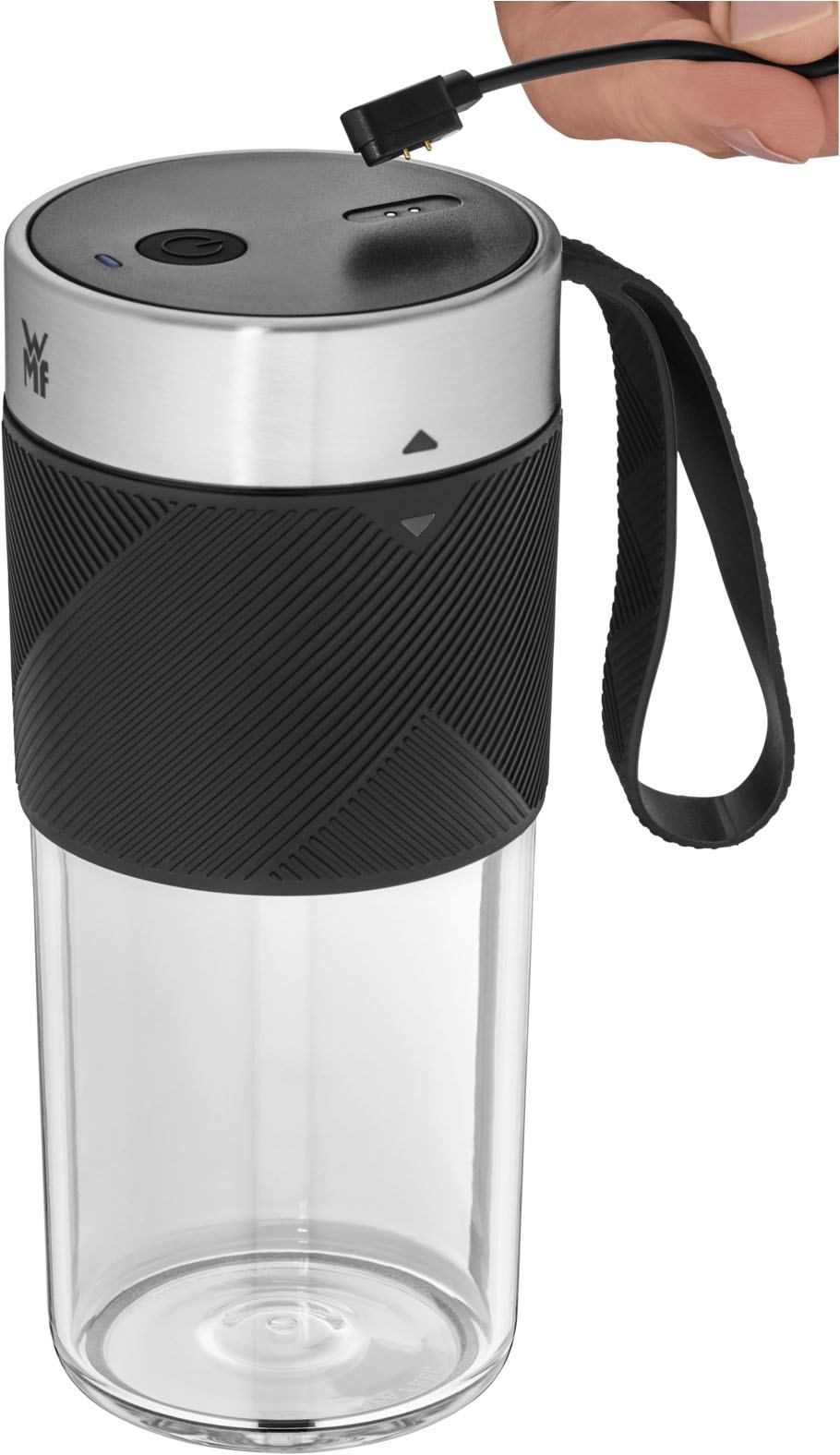 WMF Smoothie-Maker »KÜCHENminis Mix on the go« 50 W aufladbarer Mixer, tragbar und kompakt für unterwegs, leise Handhabung