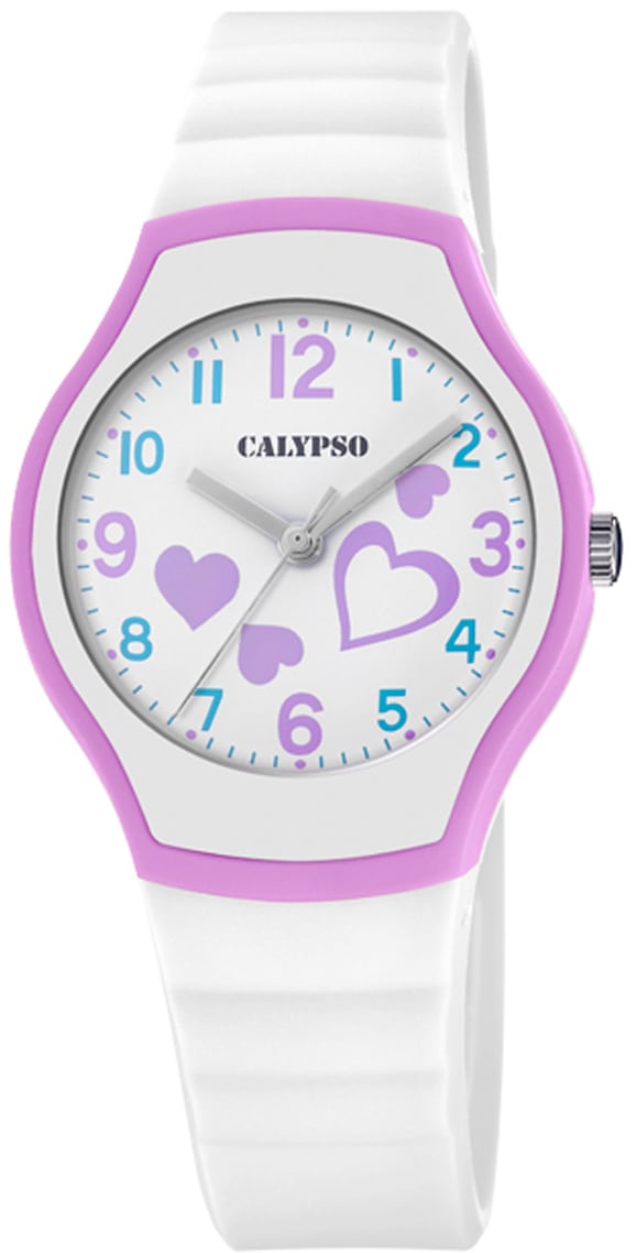 CALYPSO WATCHES Quarzuhr »Junior Collection, K5806/1«, Armbanduhr, Kinderuhr, mit Herzmotiv, ideal auch als Geschenk