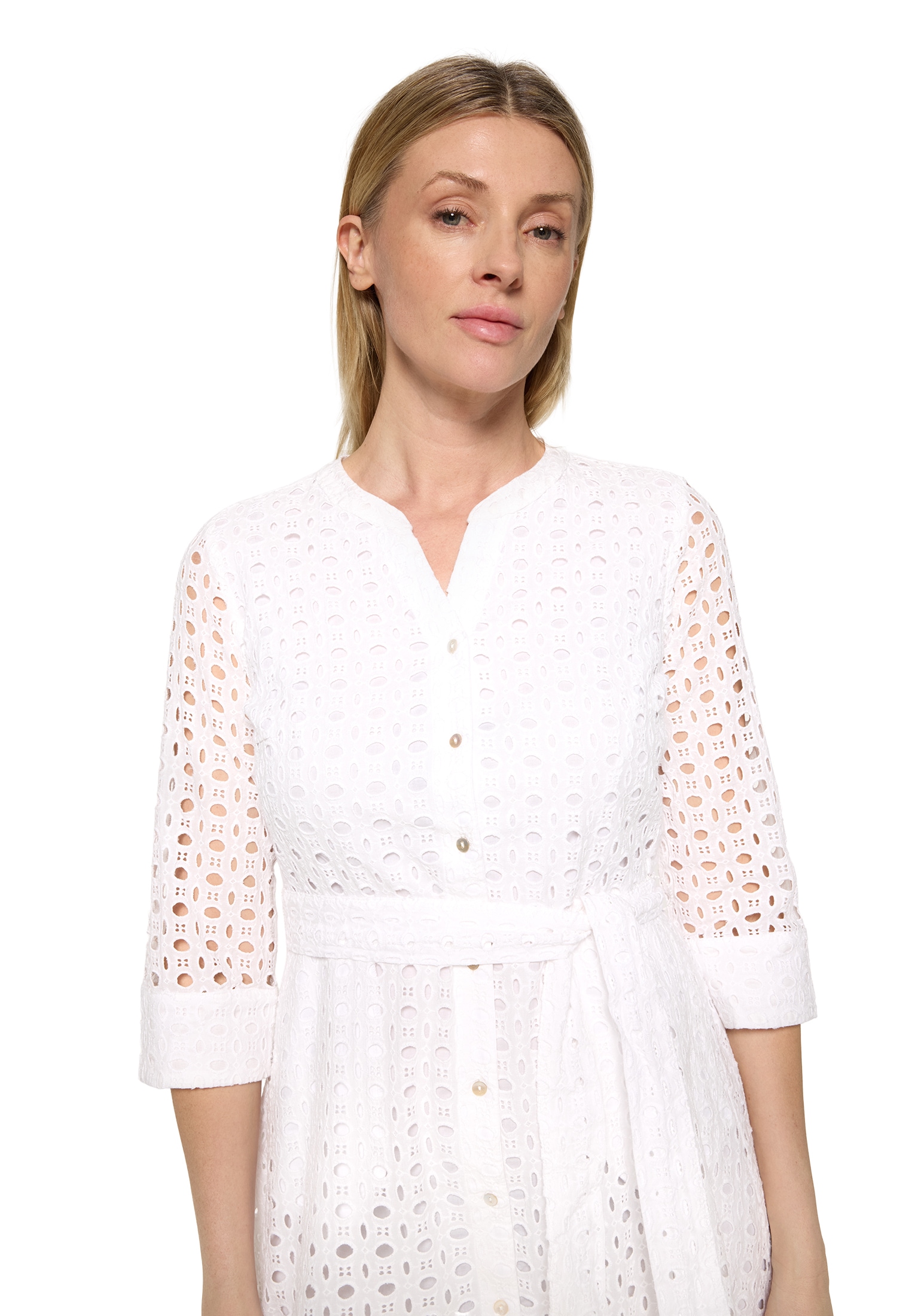 Betty&Co Hemdblusenkleid »Hemdblusenkleid mit Bindegürtel«