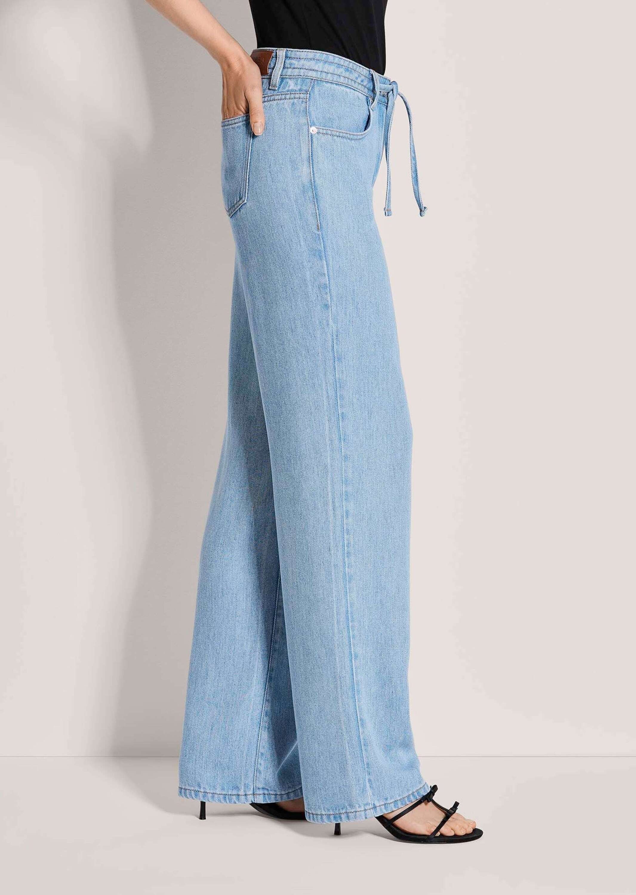 MADELEINE Regular-fit-Jeans »Jeans Sommerjeans mit Bindeband«