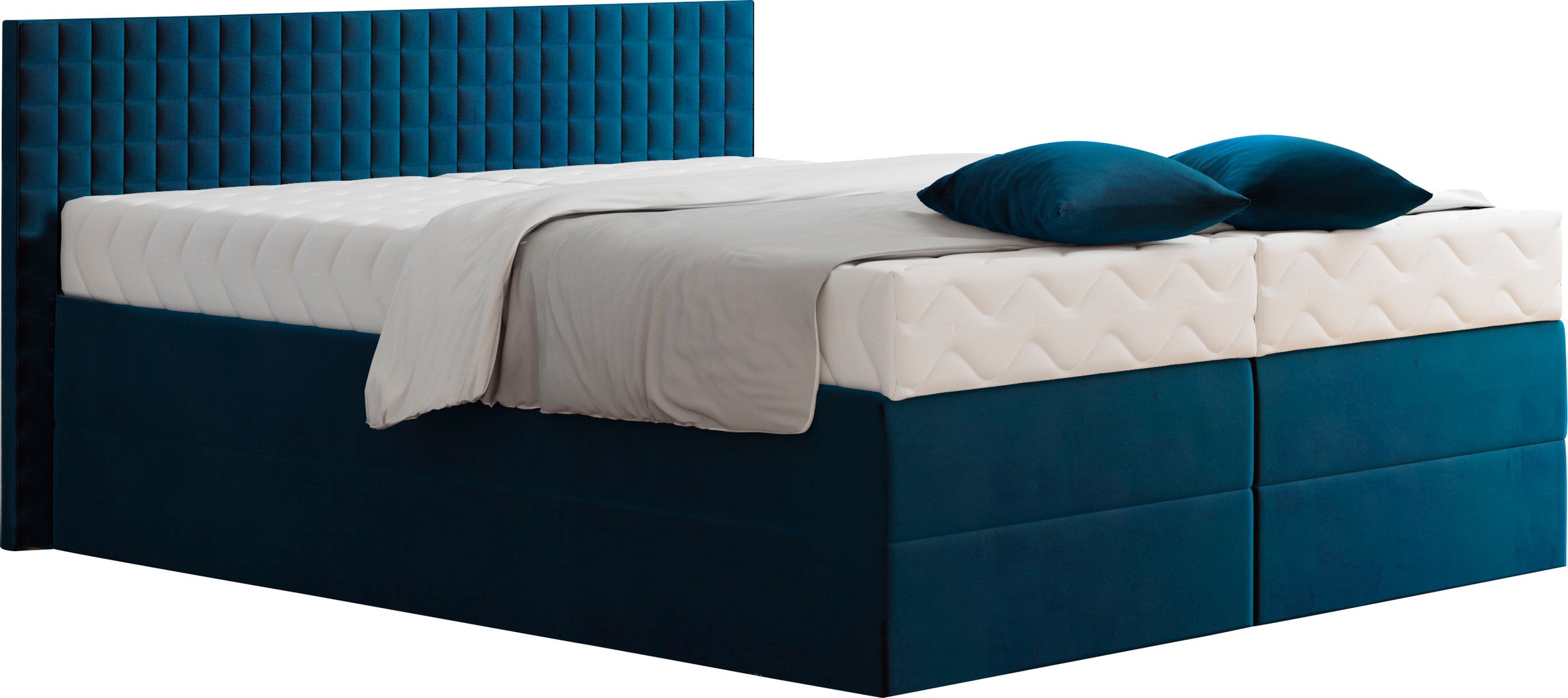 Westfalia Schlafkomfort Boxspringbett, mit Zierkissen, wahlweise mit Topper