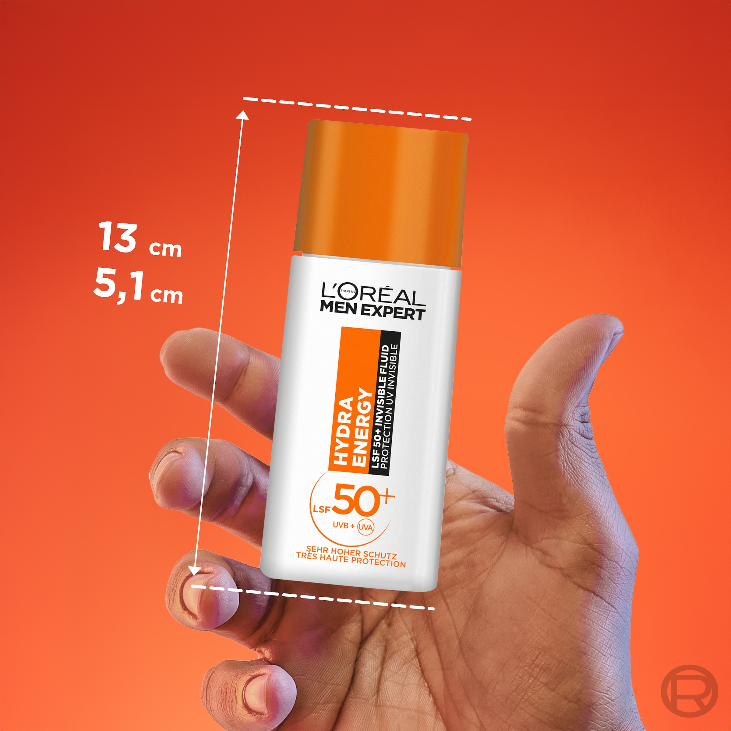 L'ORÉAL PARIS MEN EXPERT Gesichtsfluid »L'Oréal Men Expert Tägliches LSF 50+ Invisible Fluid«