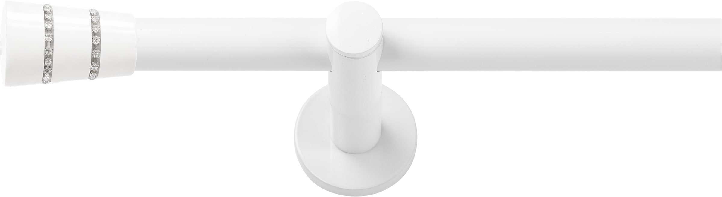 SN DECO GROUP Gardinenstange »Gardinenstange Rennes Ø 19 mm, 1-läufig, Fixmaß, verschraubt« Ø 19 mm Fixmaß;kürzbar