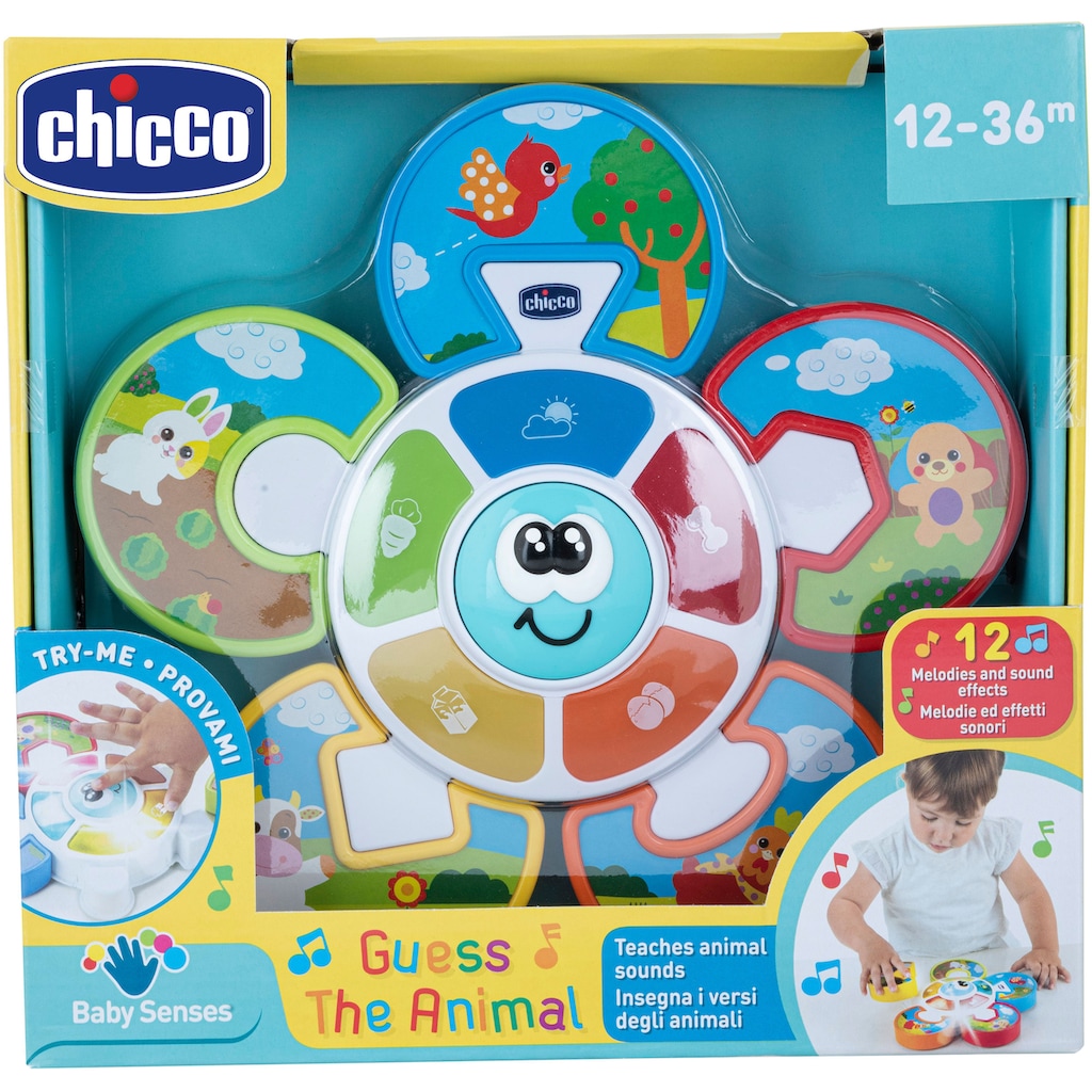 Chicco Lernspielzeug »Elektronisches Puzzle - Errate Das Tier«, mit Licht und Sound