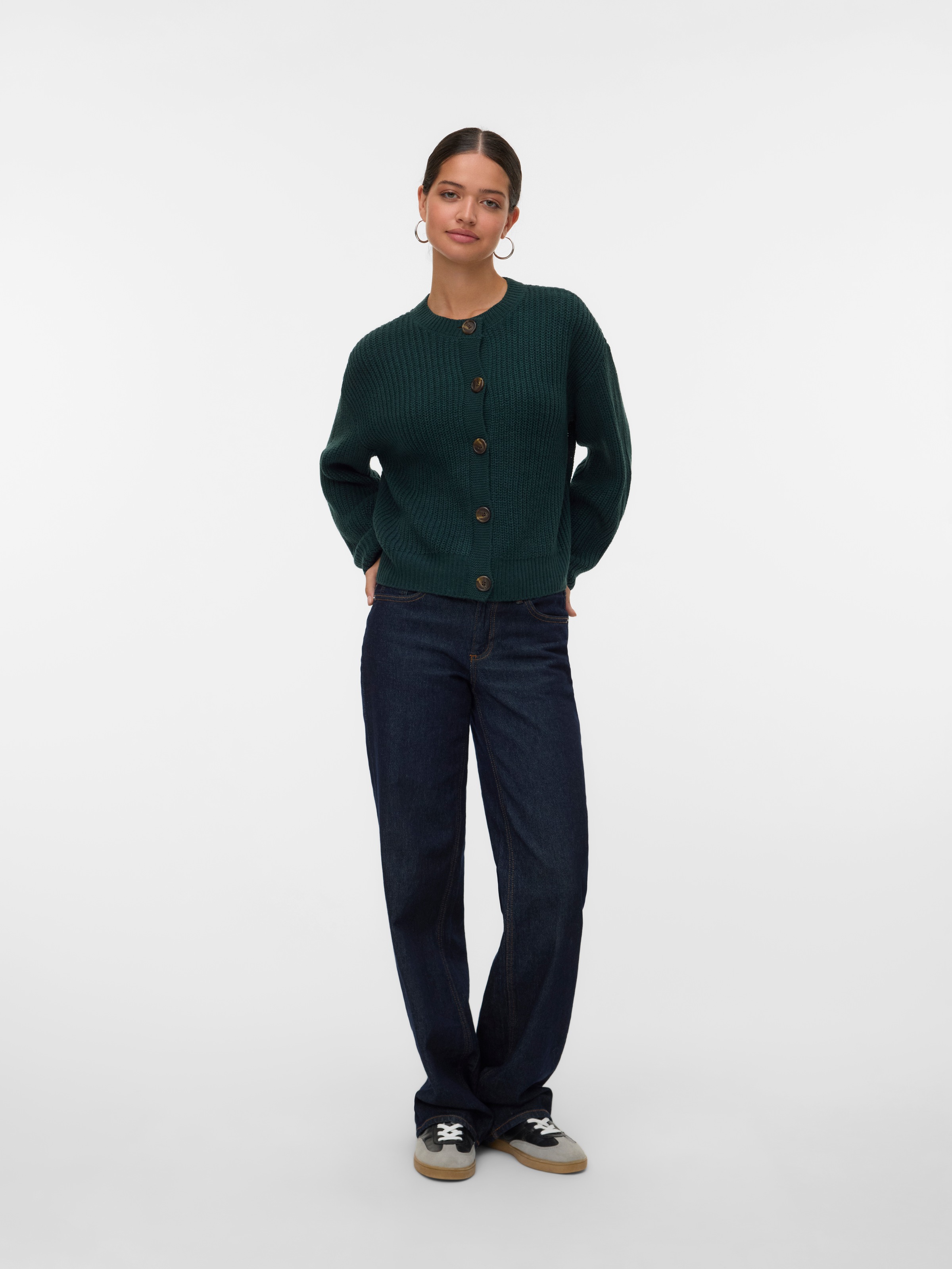 Vero Moda Strickjacke »VMLEA LS O-NECK CARDIGAN NOOS«