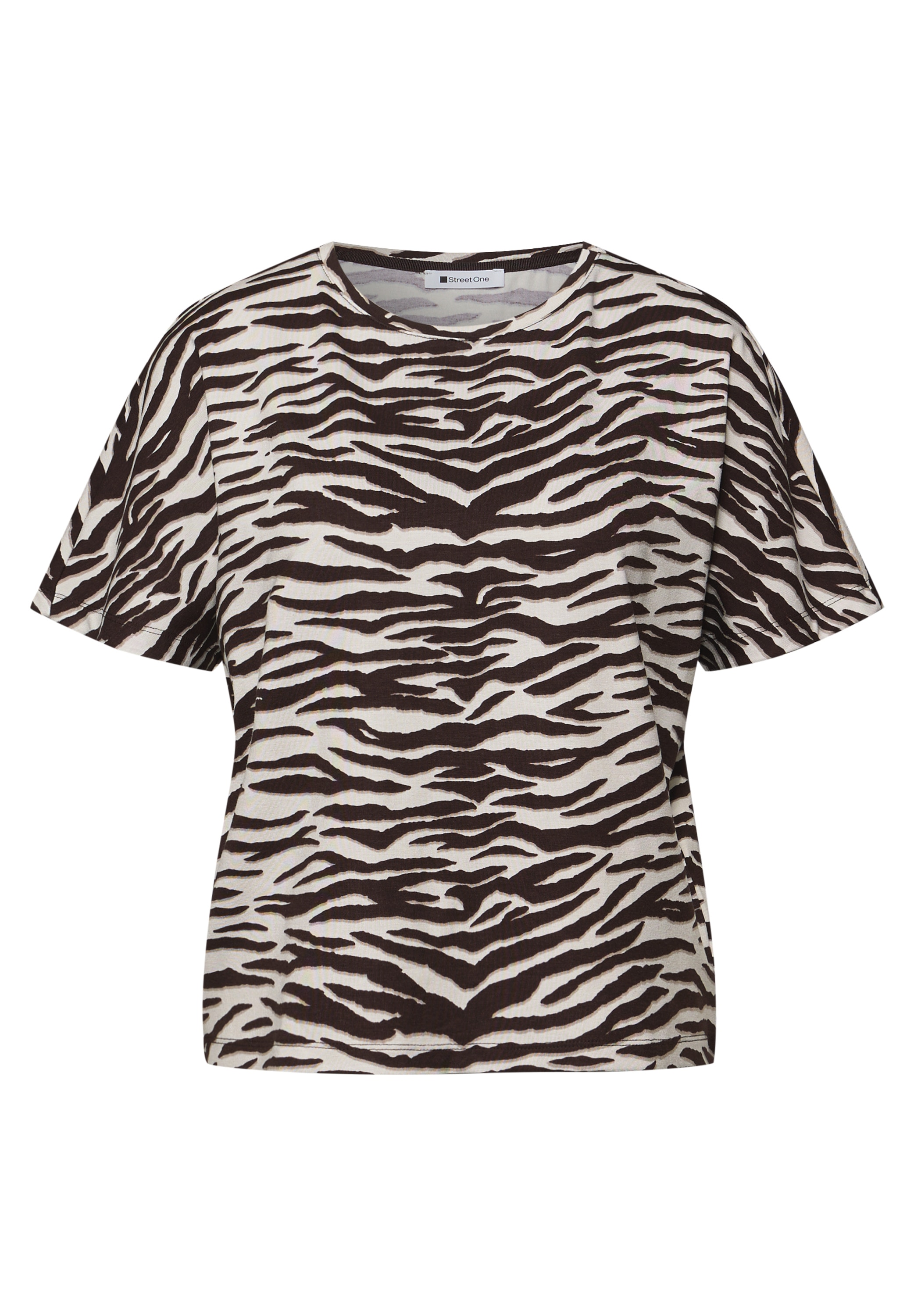 STREET ONE T-Shirt mit Zebra Print