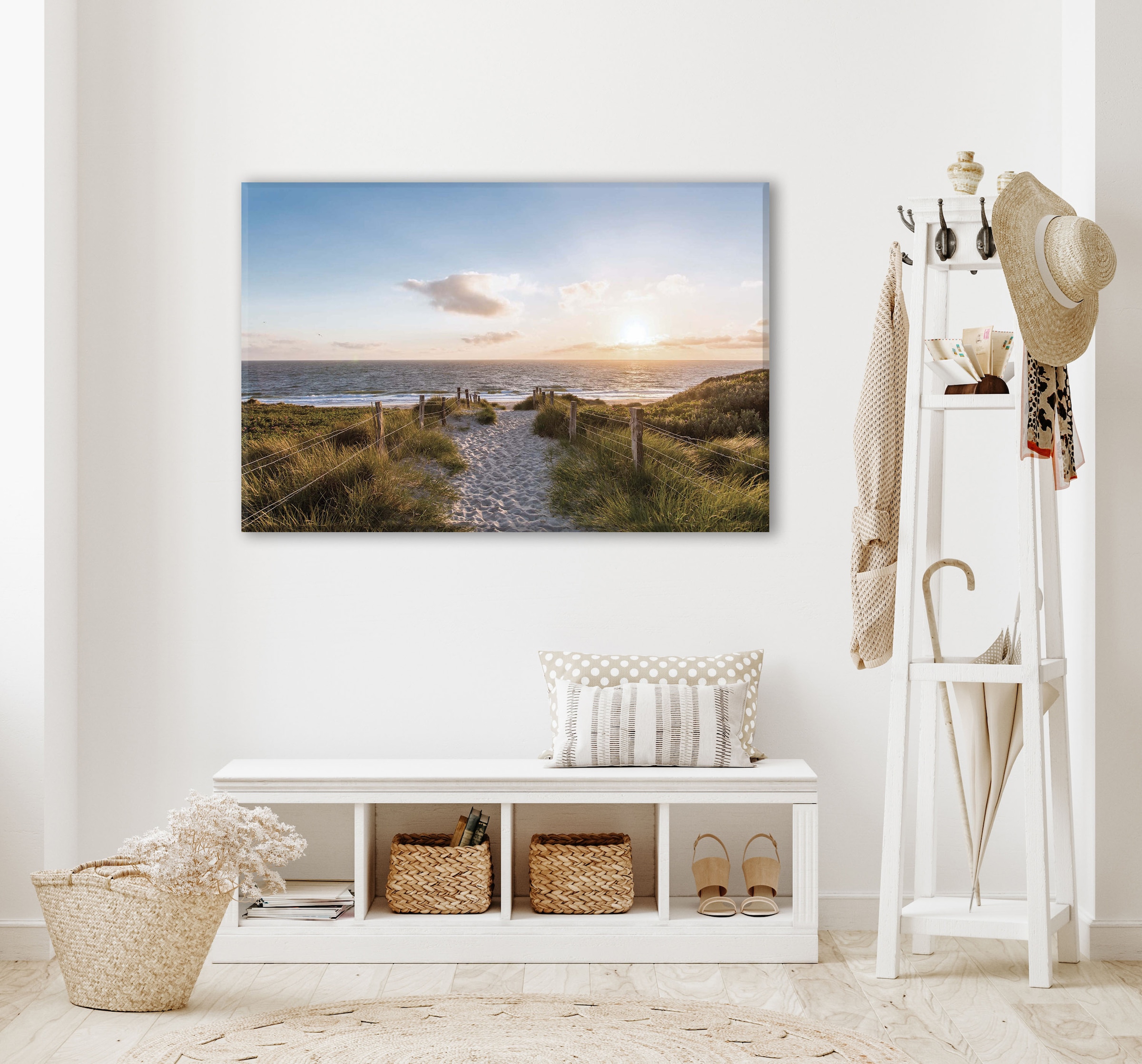 Bönninghoff Leinwandbild »Strand«, (1 St.)