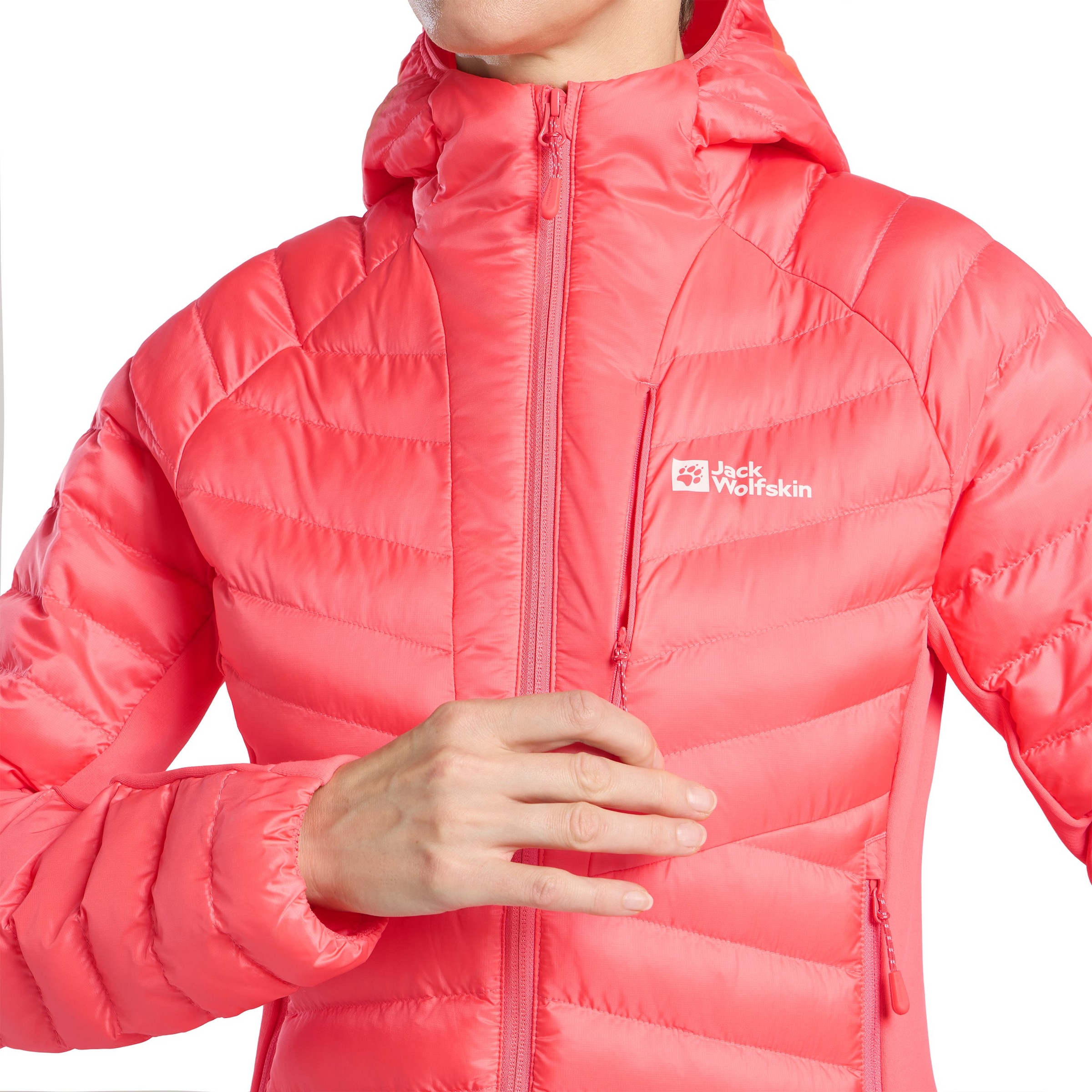 Jack Wolfskin Funktionsjacke »ROUTEBURN PRO INS JKT W«, mit Kapuze