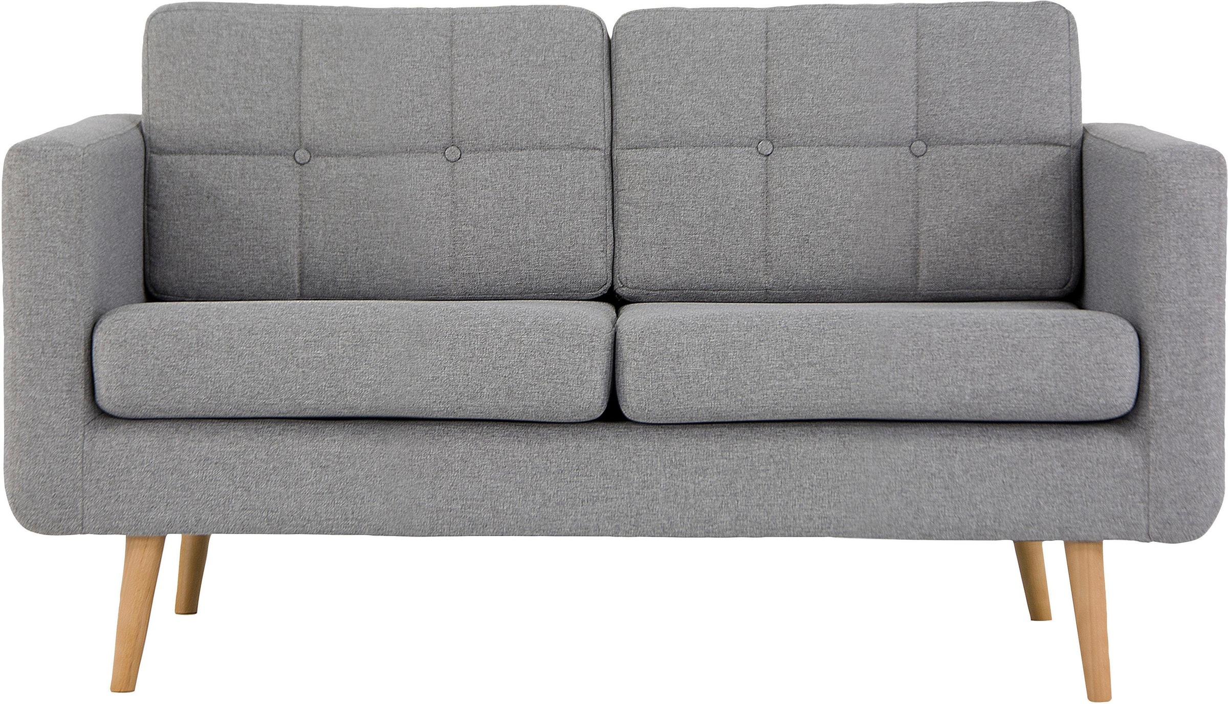 Home affaire 2-Sitzer »Brest«, mit Knopfheftung und Steppung im Rücken, geradliniges Design