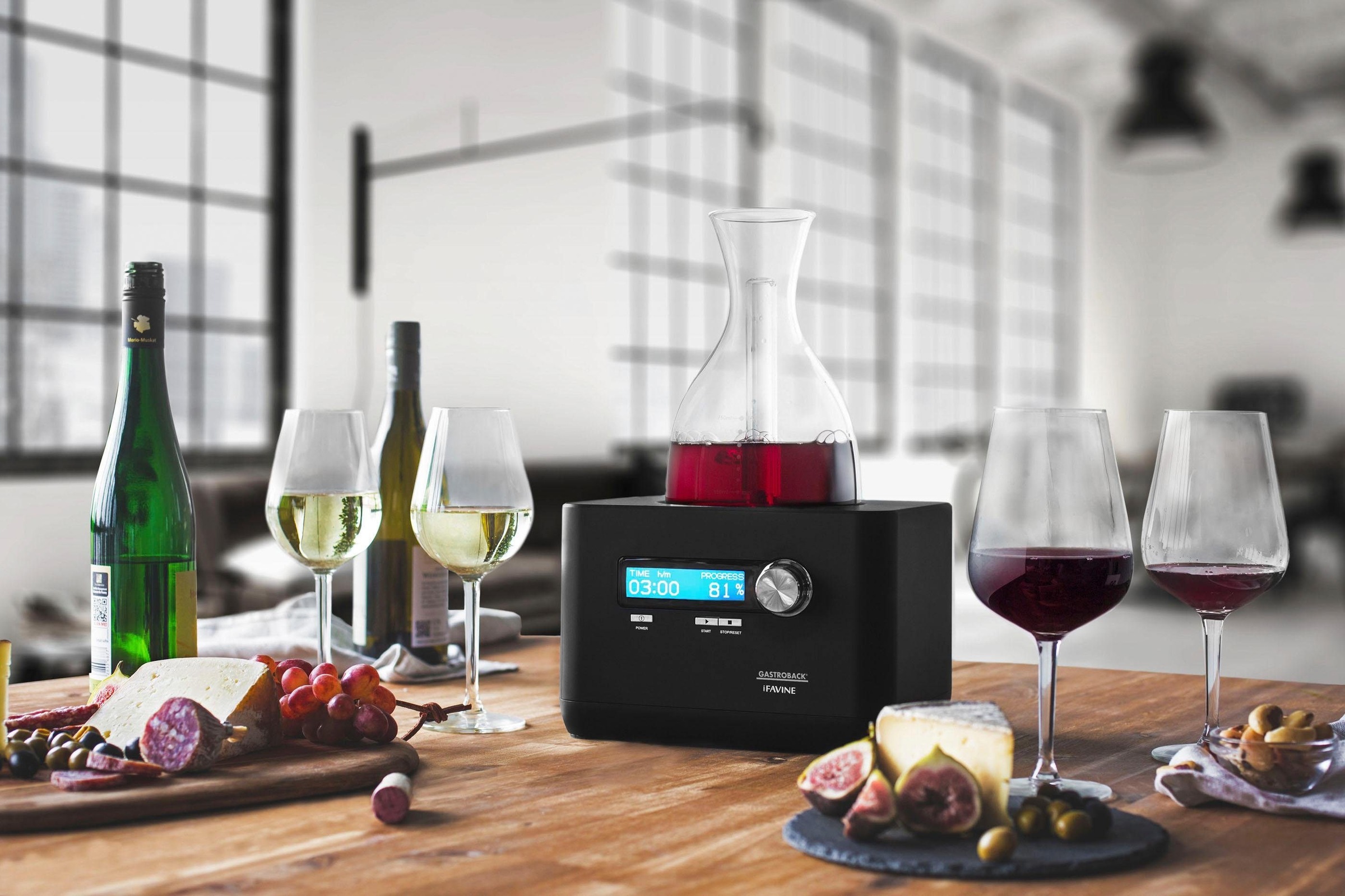 Gastroback Home Sommelier »47000« 40 mal schnelleres Dekantieren als üblich