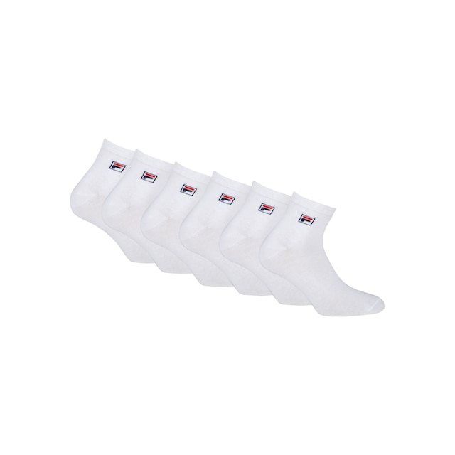 Fila Kurzsocken, (Packung, 6 Paar), Sneakersocken mit Logo-Stickerei bei ♕