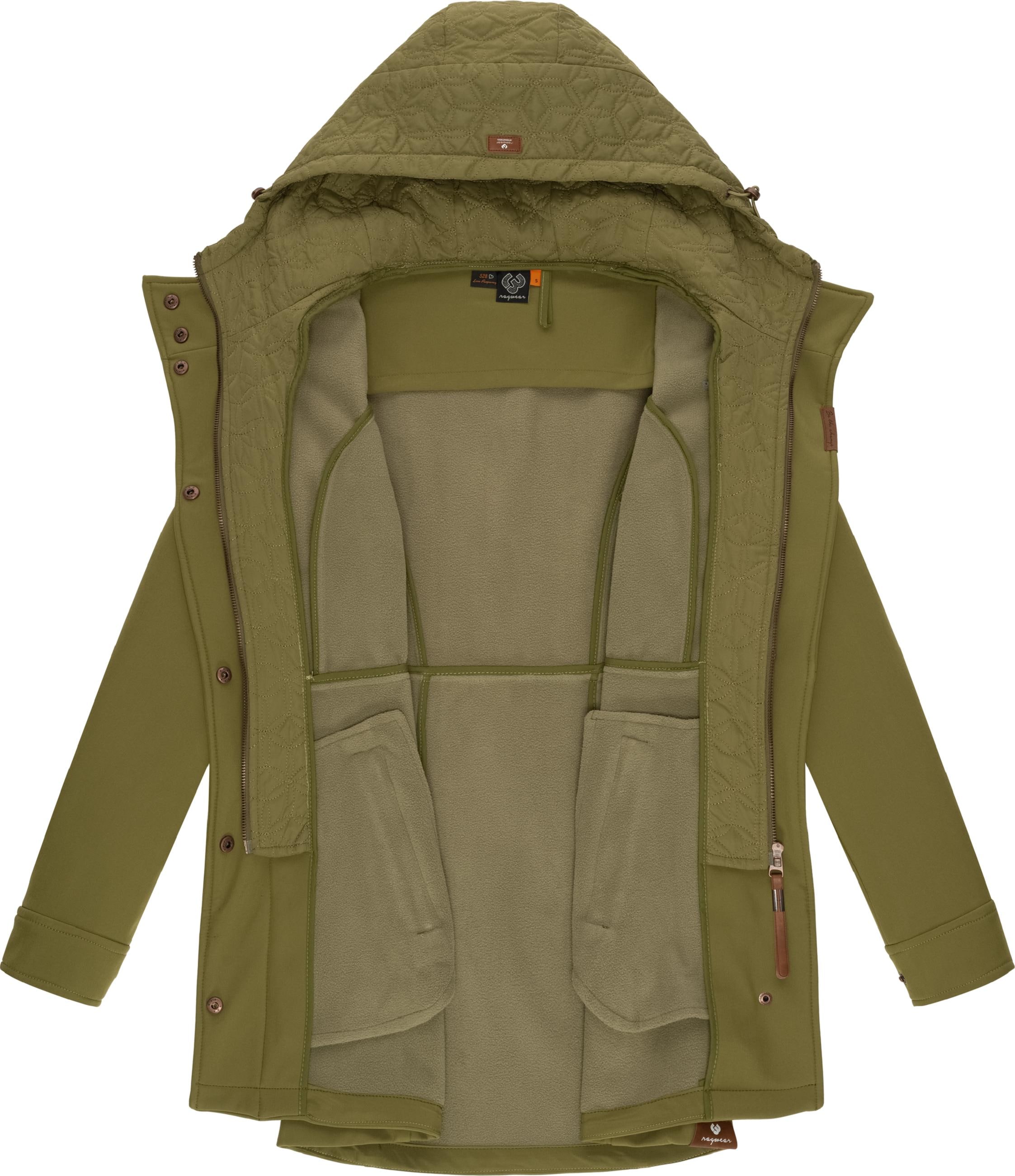 Ragwear Regenmantel »Softshellmantel Ybela«