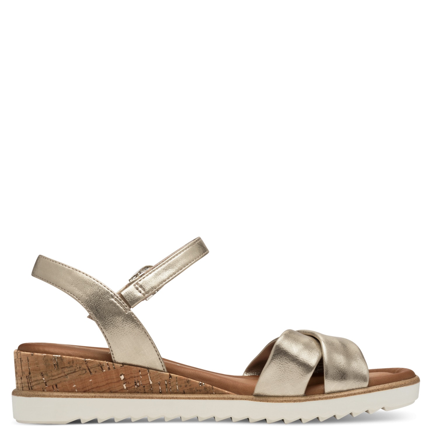 Tamaris Sandalette  , Keilabsatz, Sommerschuh, Riemchensandale mit Schnallenverschluss