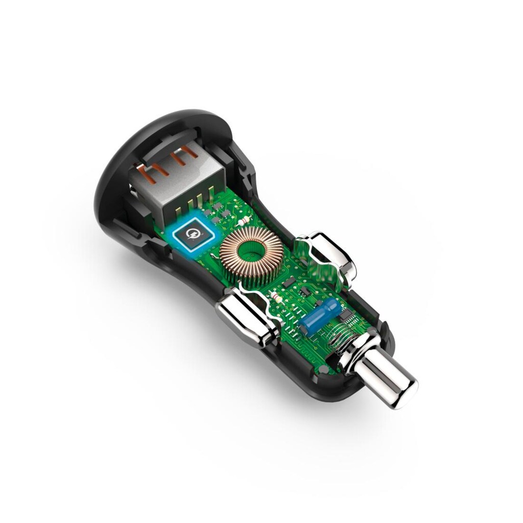 Hama USB-Ladegerät »Auto-Schnellladegerät "Qualcomm® Quick Charge™ 3.0", USB-A, 19,5 W«