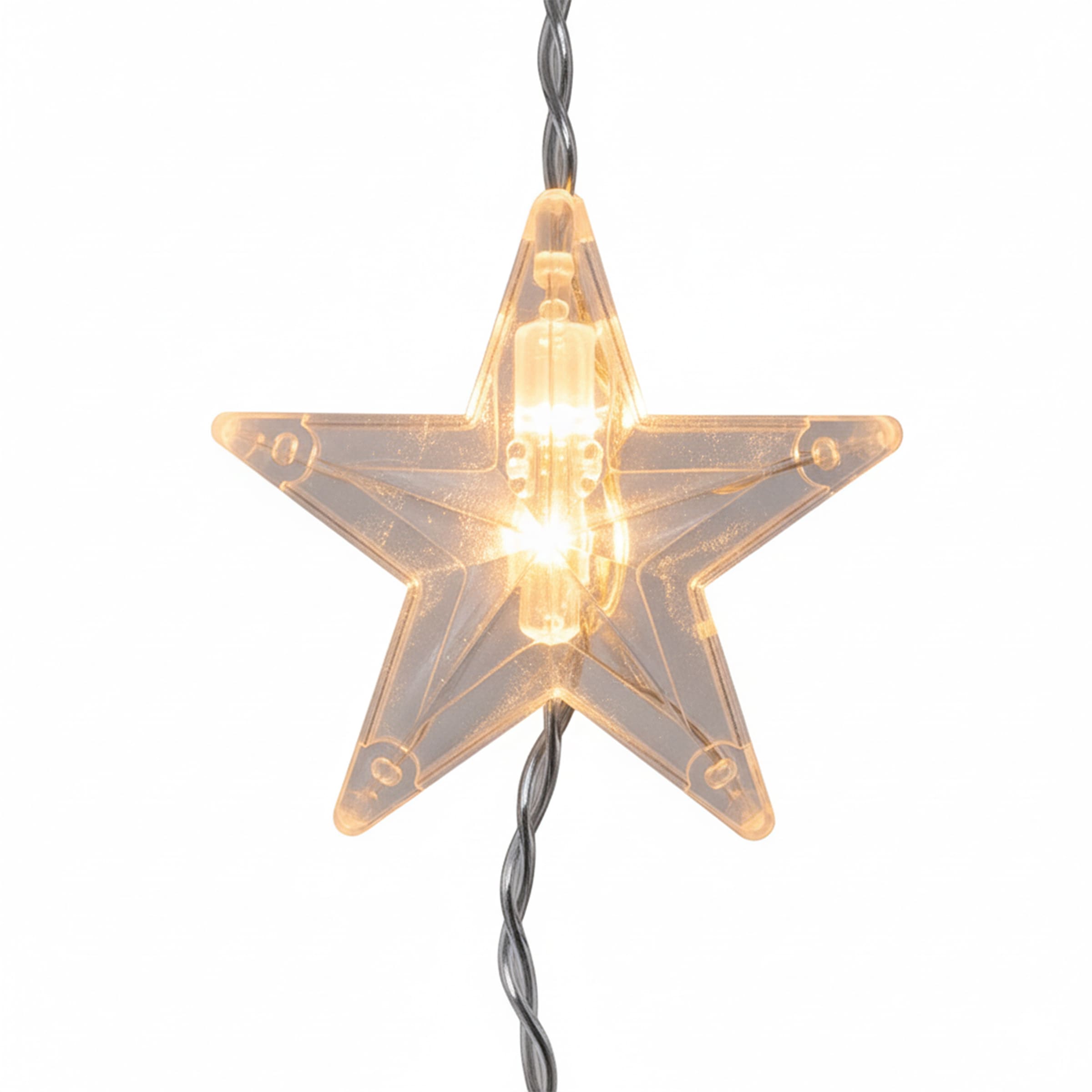 my home LED-Lichtervorhang »Alevia« 40 Stk.-flammig LED-Vorhangleuchten Sterne, Fensterdekoration, Timer