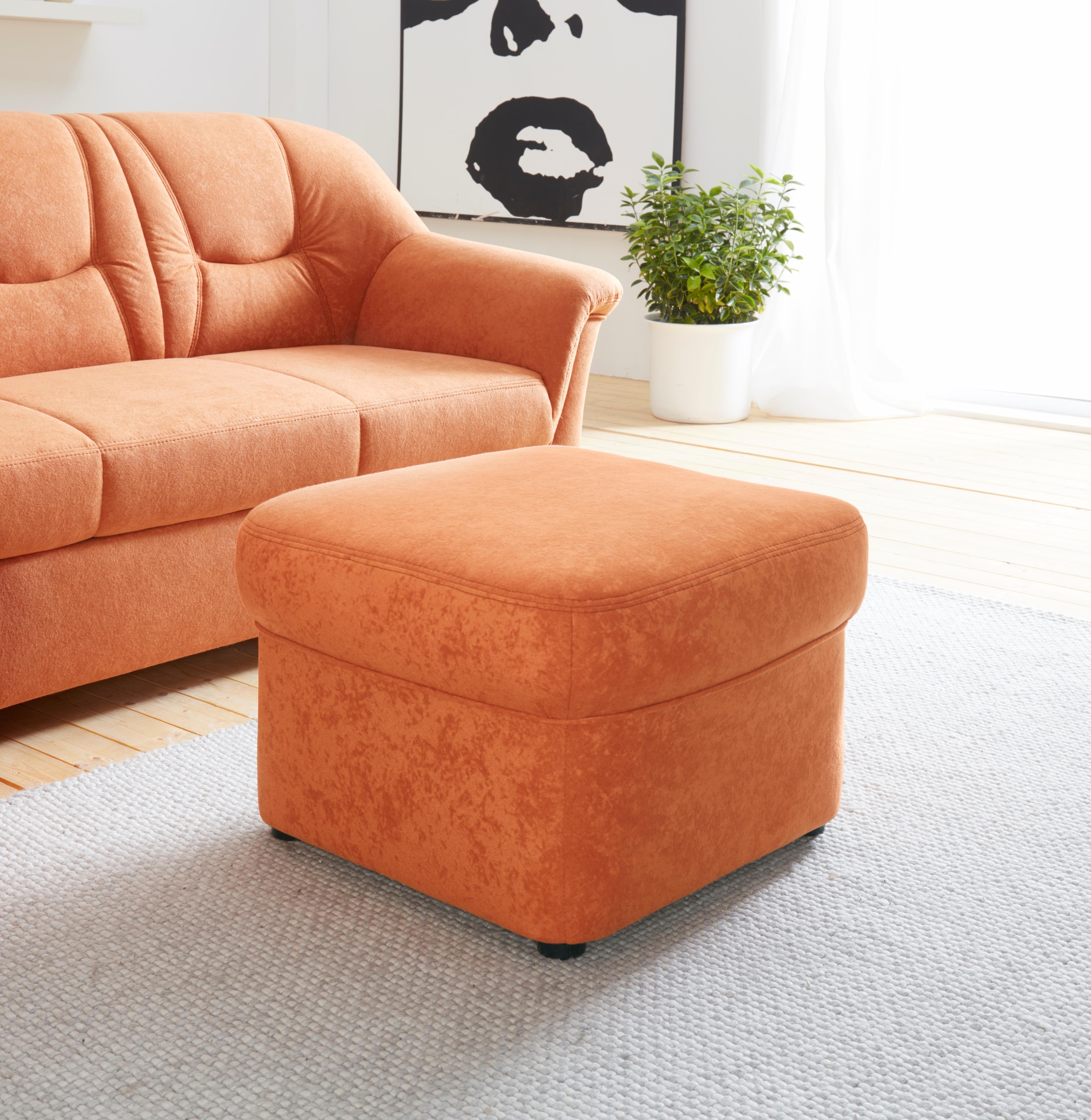 DOMO collection Polsterhocker »Sarafina«