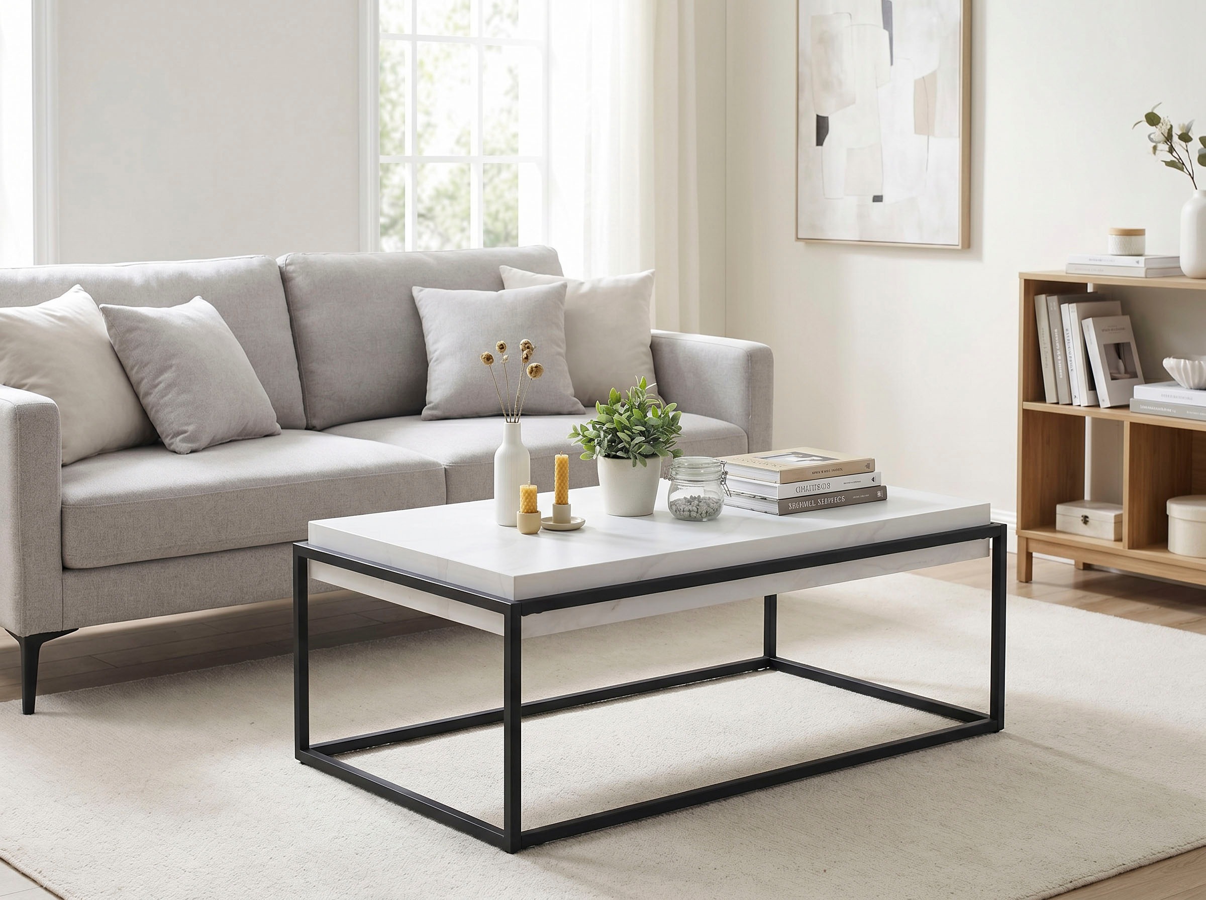 HELA Couchtisch »CARLOS« 1 Stk. tlg. Tischplatte 100 mm stark