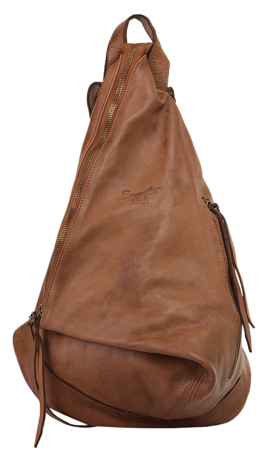 Samantha Look Cityrucksack, echt Leder, Made in Italy