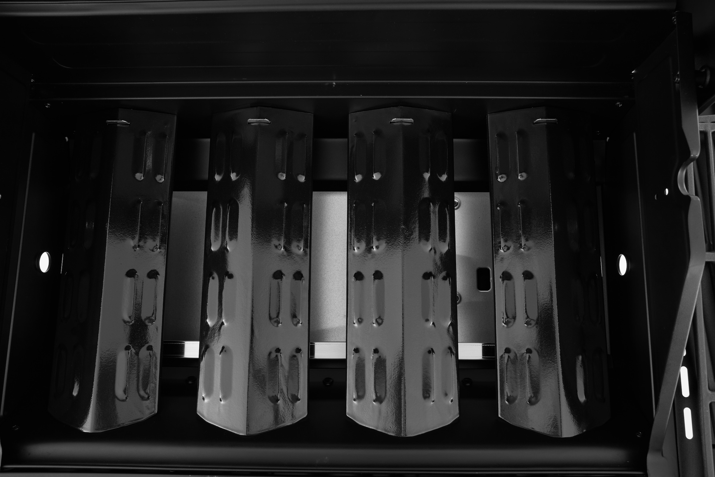 Hanseatic Gasgrill »4-Brenner Rockford Black« BxTxH: 112x113x59cm, mit 2 Grillrosten