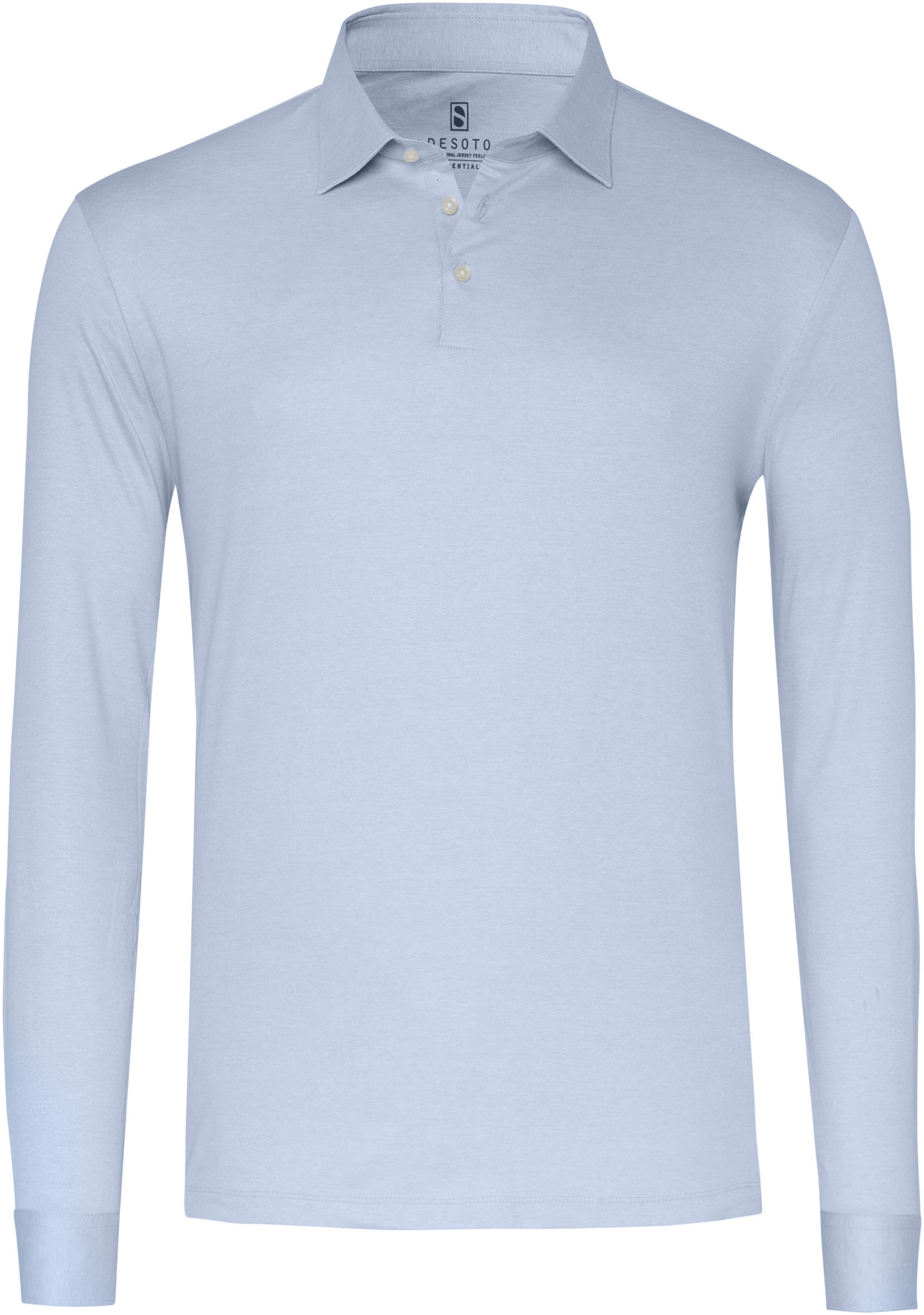 DESOTO Langarm-Poloshirt »Jerseypolo Essential Kent langarm«, Flexibler Stretch