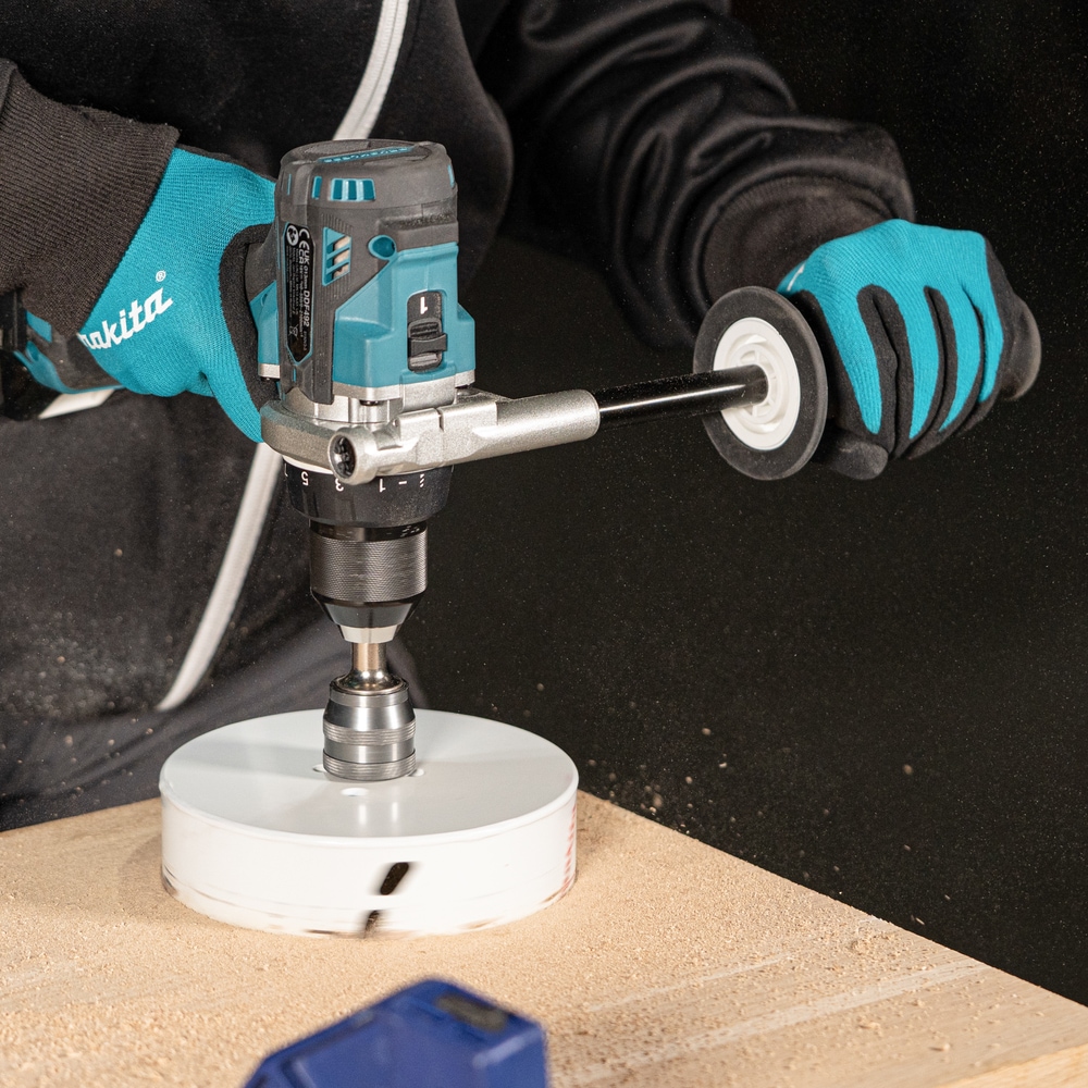 Makita Akku-Bohrschrauber »»DDF492RG3J« 18V, max. 141 Nm, Inkl. 3x 6Ah Akku und Ladegerät« extrastark, bürstenlos, für intensive Bohrungen und Verschraubungen