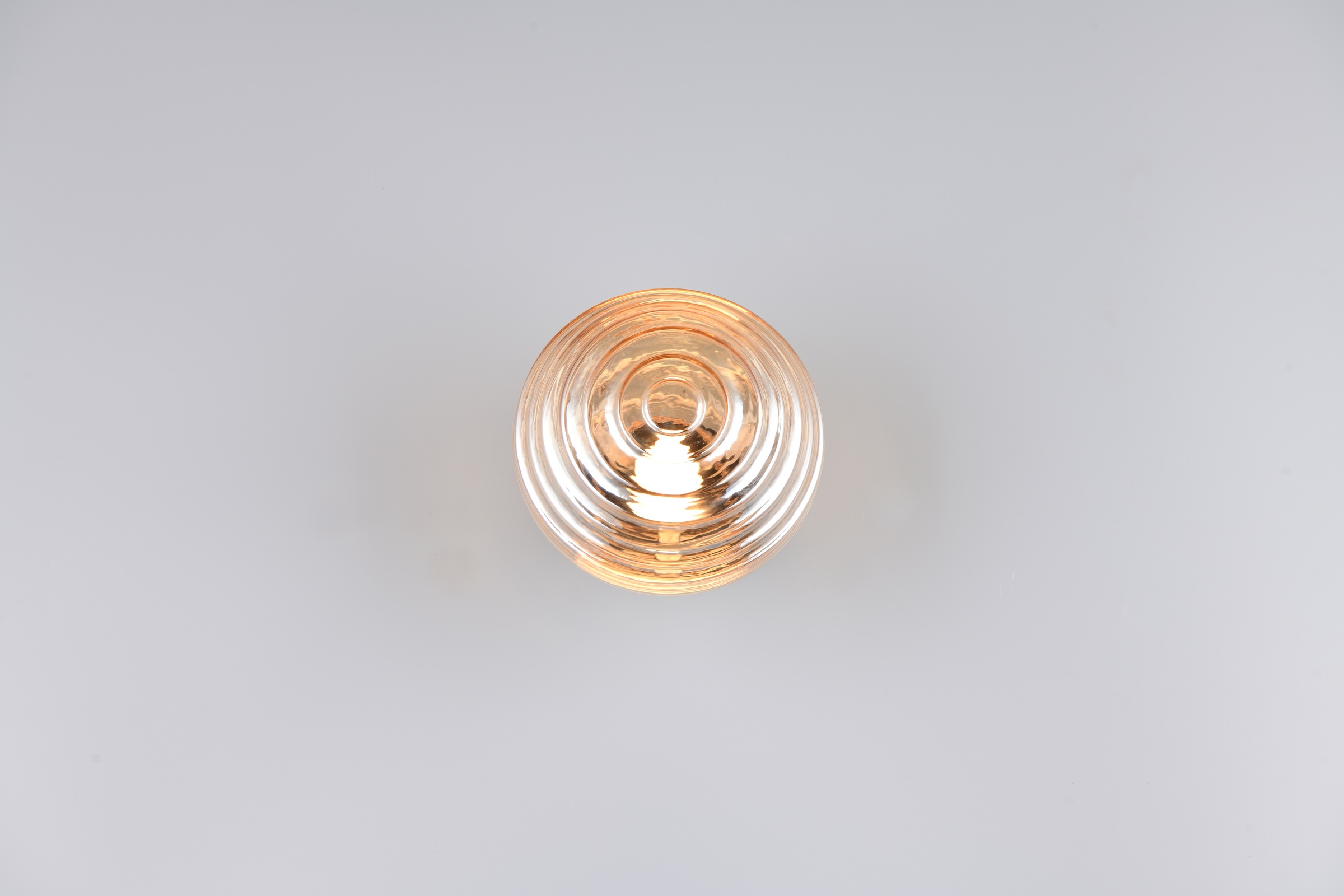 REALITY Leuchten LED Wandleuchte »EARL, runde Akku Wandlampe mit Touchdimmer, USB-Anschluss Ø 15,5cm« LED-Board 1 Stk. Warmweiß Akku Wandlampe Glasschirm, einfache Wandbefestigung, Tiefe 15 cm