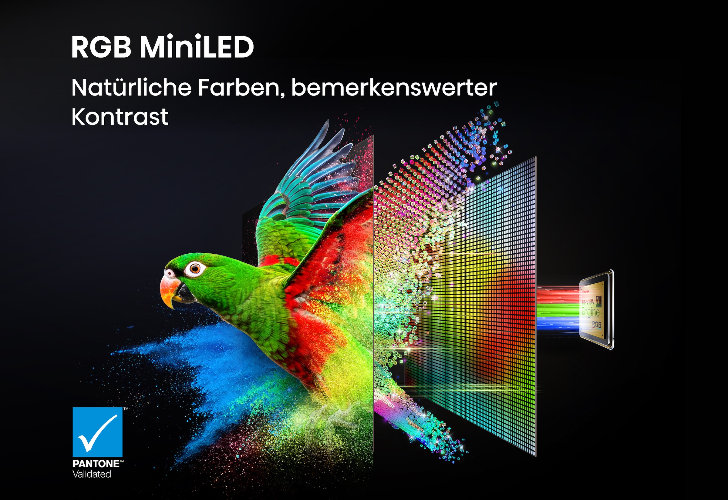 Hisense Mini-LED-Fernseher »75UR9DS« 189 cm/75 ″ Smart-TV